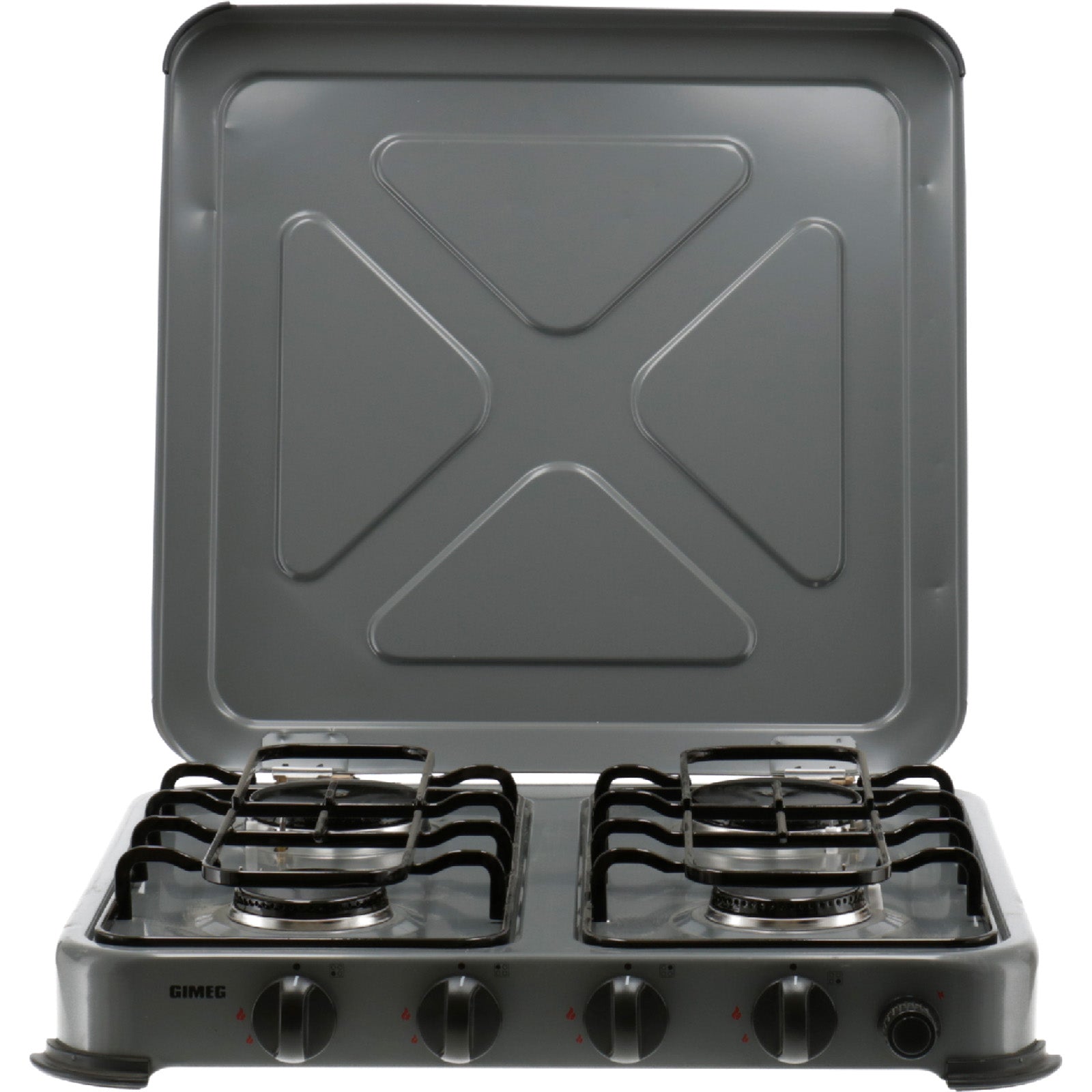 GIMEG Gas Cooker Camping Cooker 4 Burner Gas Stove Hob Outdoor 2200 / 1200 W
