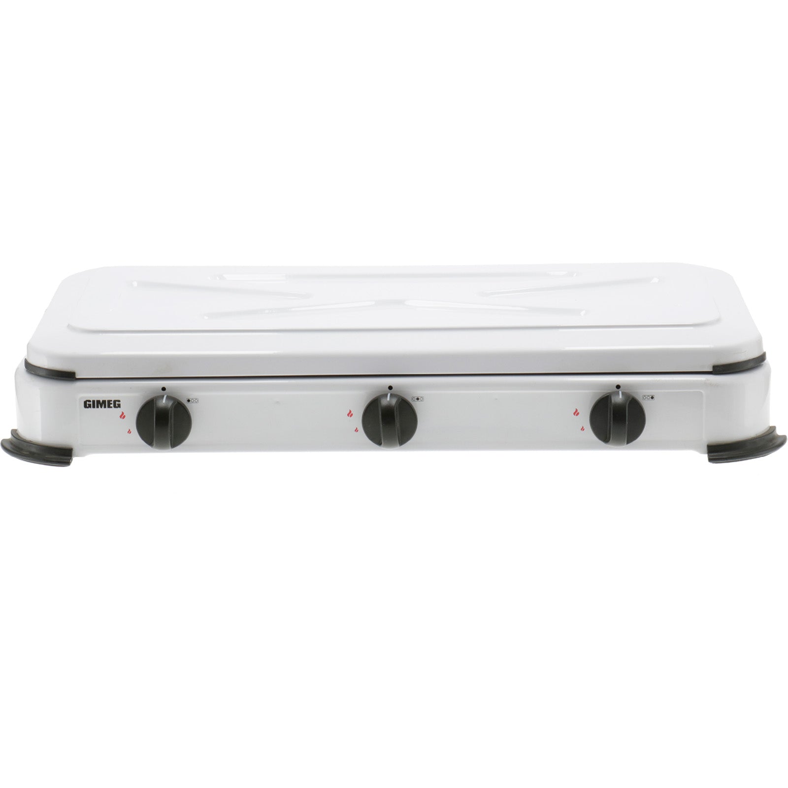 Réchaud à gaz GIMEG, réchaud de camping, 3 feux, plaque de cuisson, barbecue d'extérieur, 2 x 2 200 W
