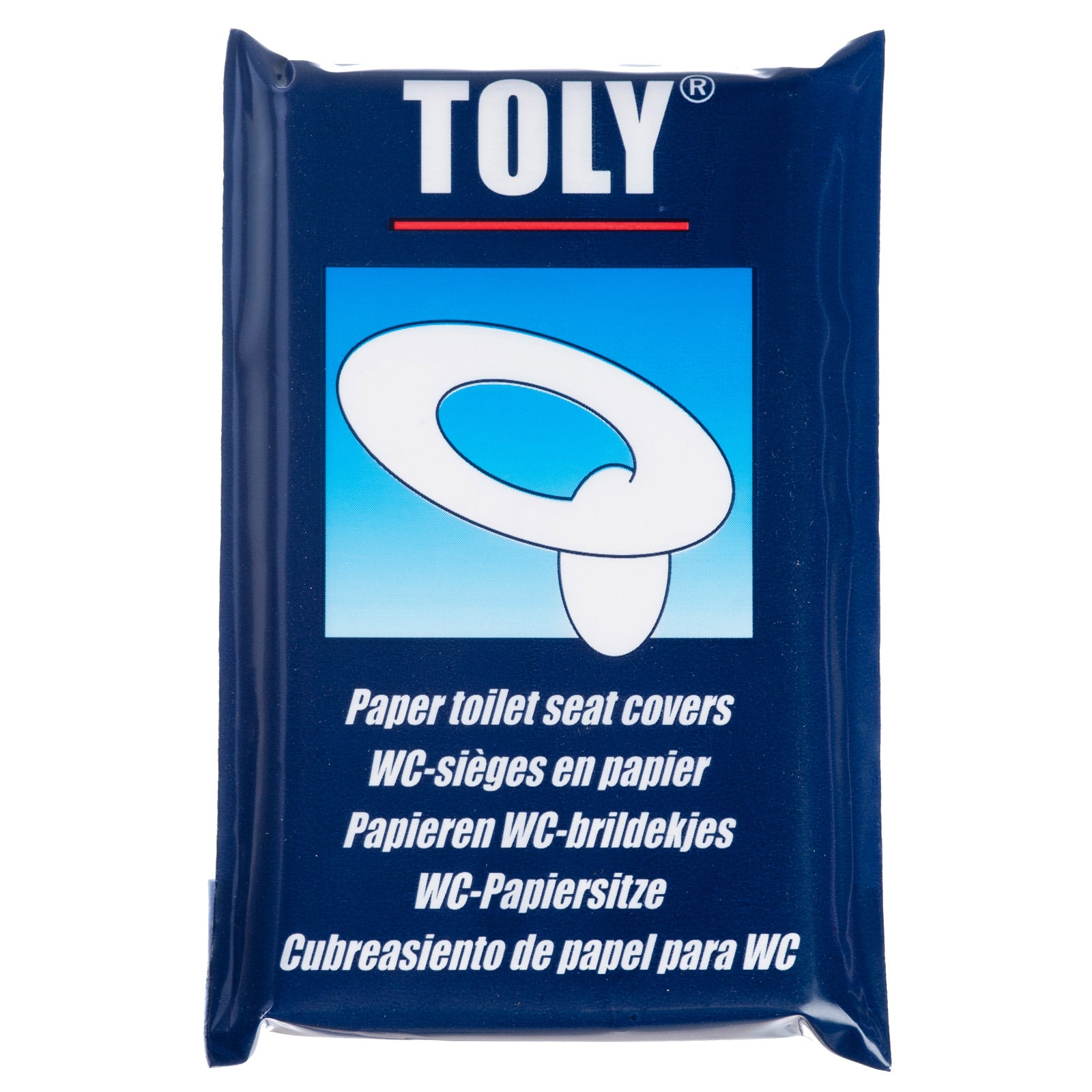 TOLY 50 x WC Sitz Auflage - Camping Papier Sitzauflage Klo Toilettensitz Schutz