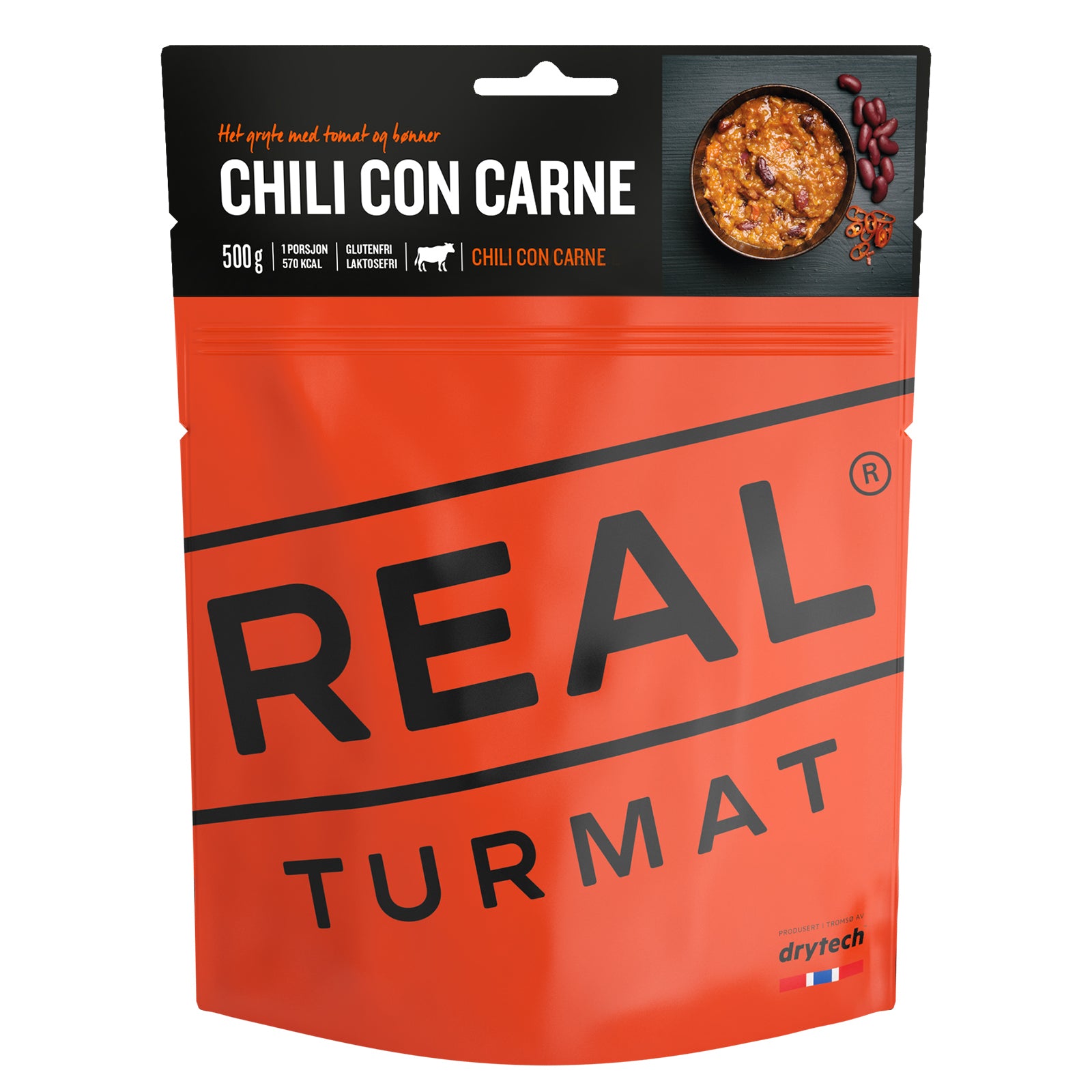 REAL TURMAT Chili Con Carne Trekking Mahlzeit Outdoor Essen Not Ration Nahrung