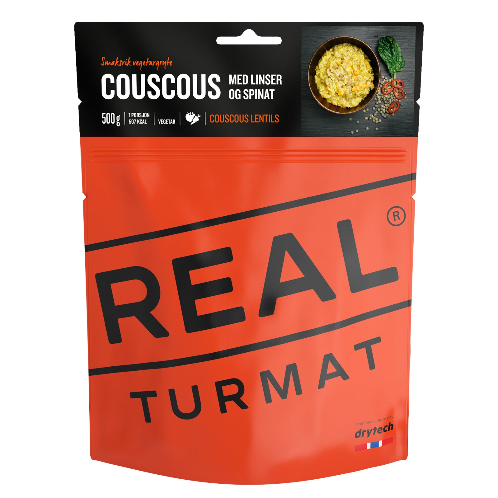REAL TURMAT Couscous Repas de randonnée Ration alimentaire en plein air Nutrition Végétarien