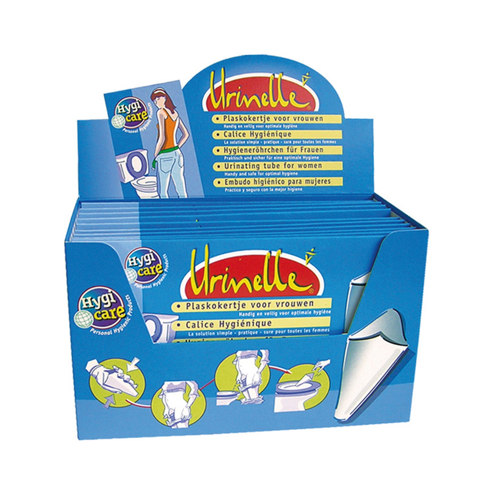 URINELLE Damen Einweg Reise Urinal Camping Frauenurinal Toilette 100% Biologisch