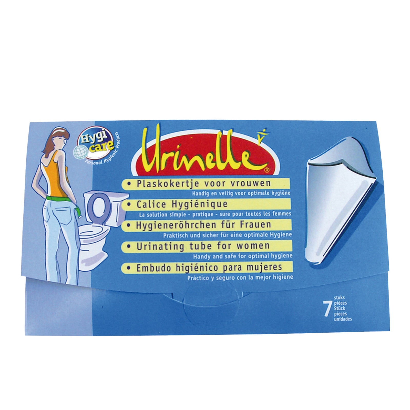 URINELLE Women's Disposable Travel Urinal Camping Female Urinal Toilet 100% Organic