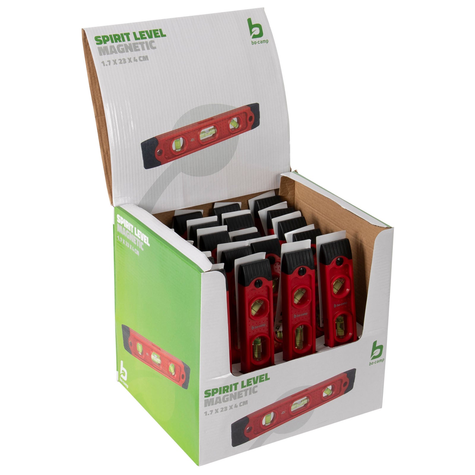 BO-CAMP Magnetic Spirit Level Torpedo -Mini Spirit Level with Magnet Caravan 22.5 cm