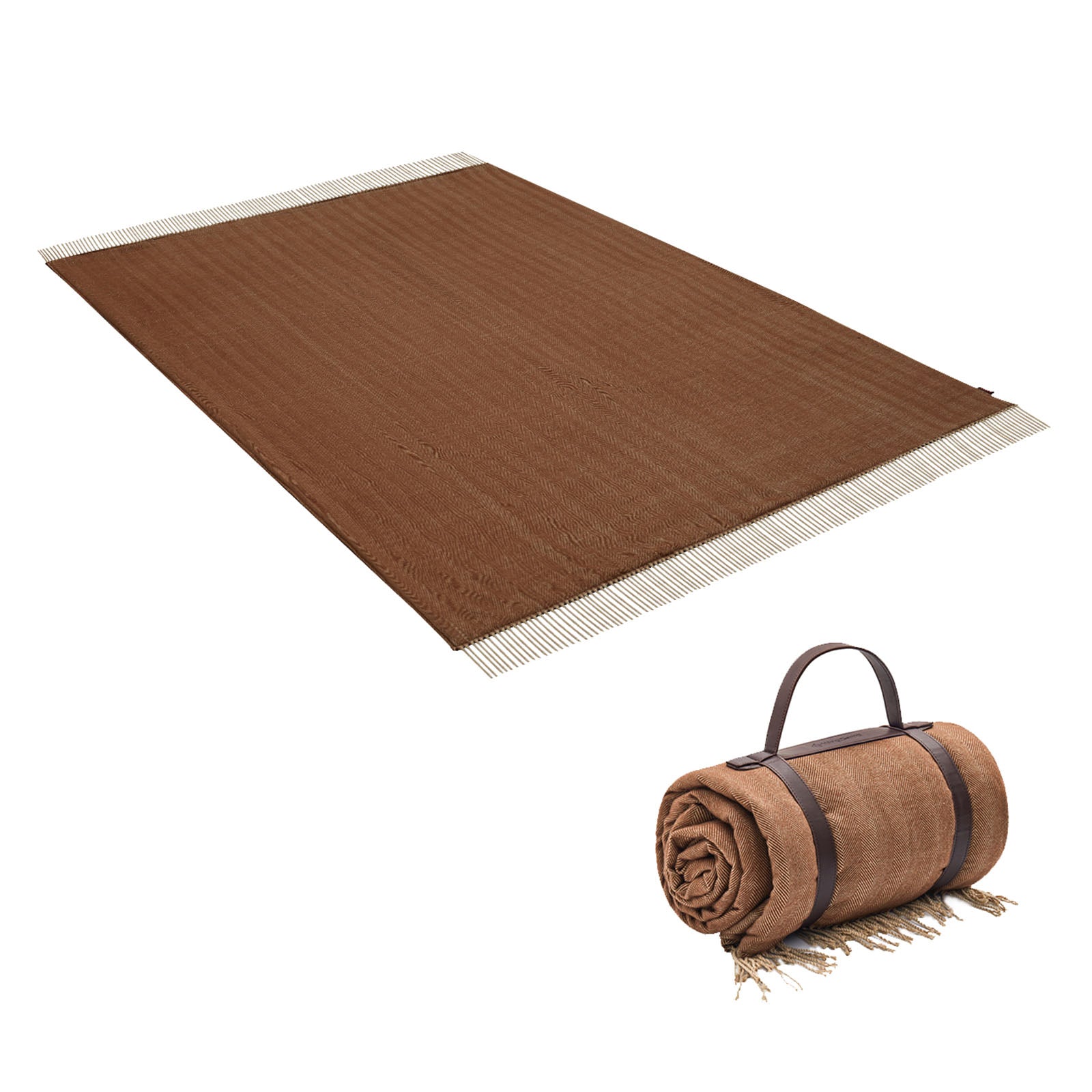 Couverture de camping KINGCAMP Merida Picnic Beach Park Blanket imperméable aspect laine