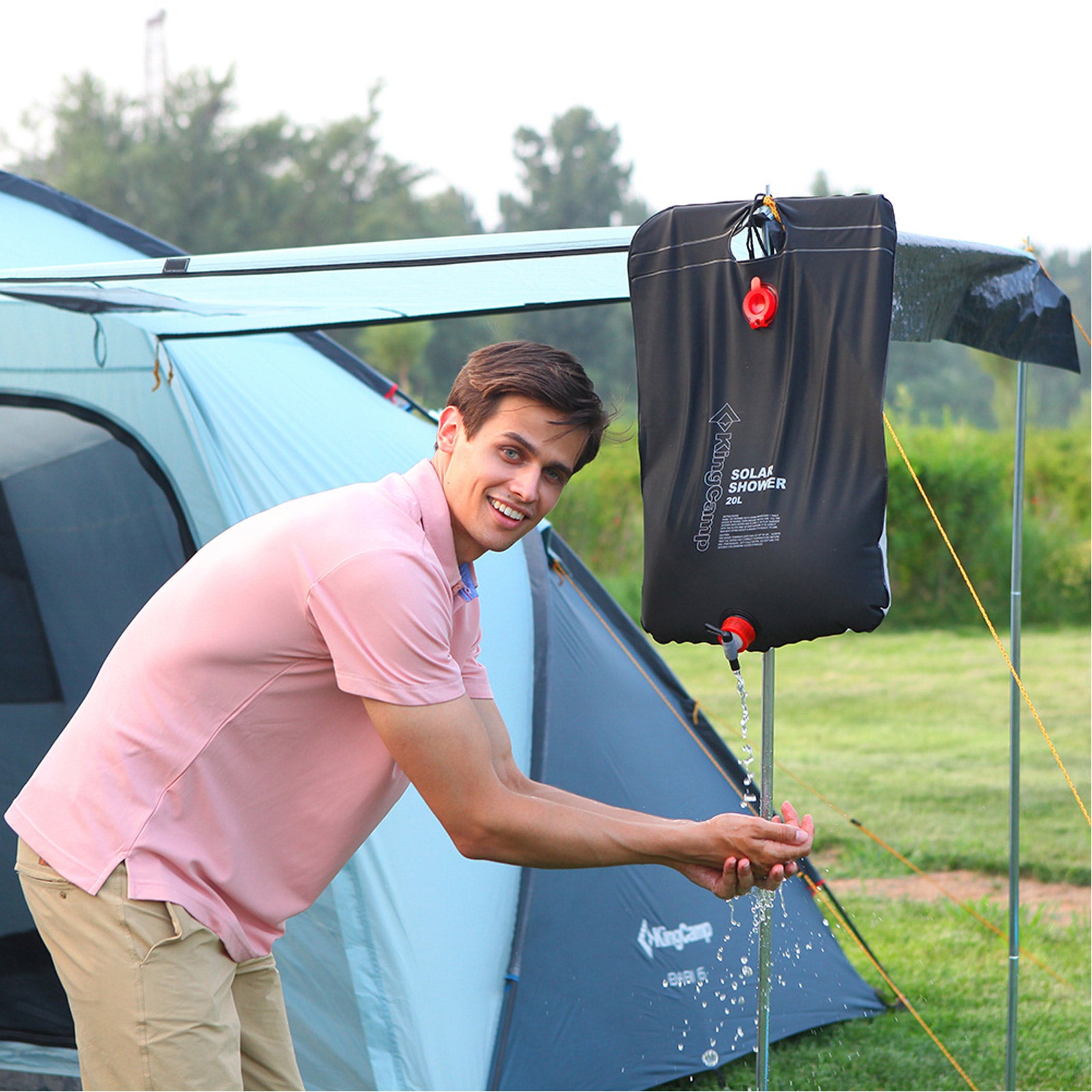 KINGCAMP 20 L Solardusche Camping Outdoor Garten Reise Dusche Solar Shower