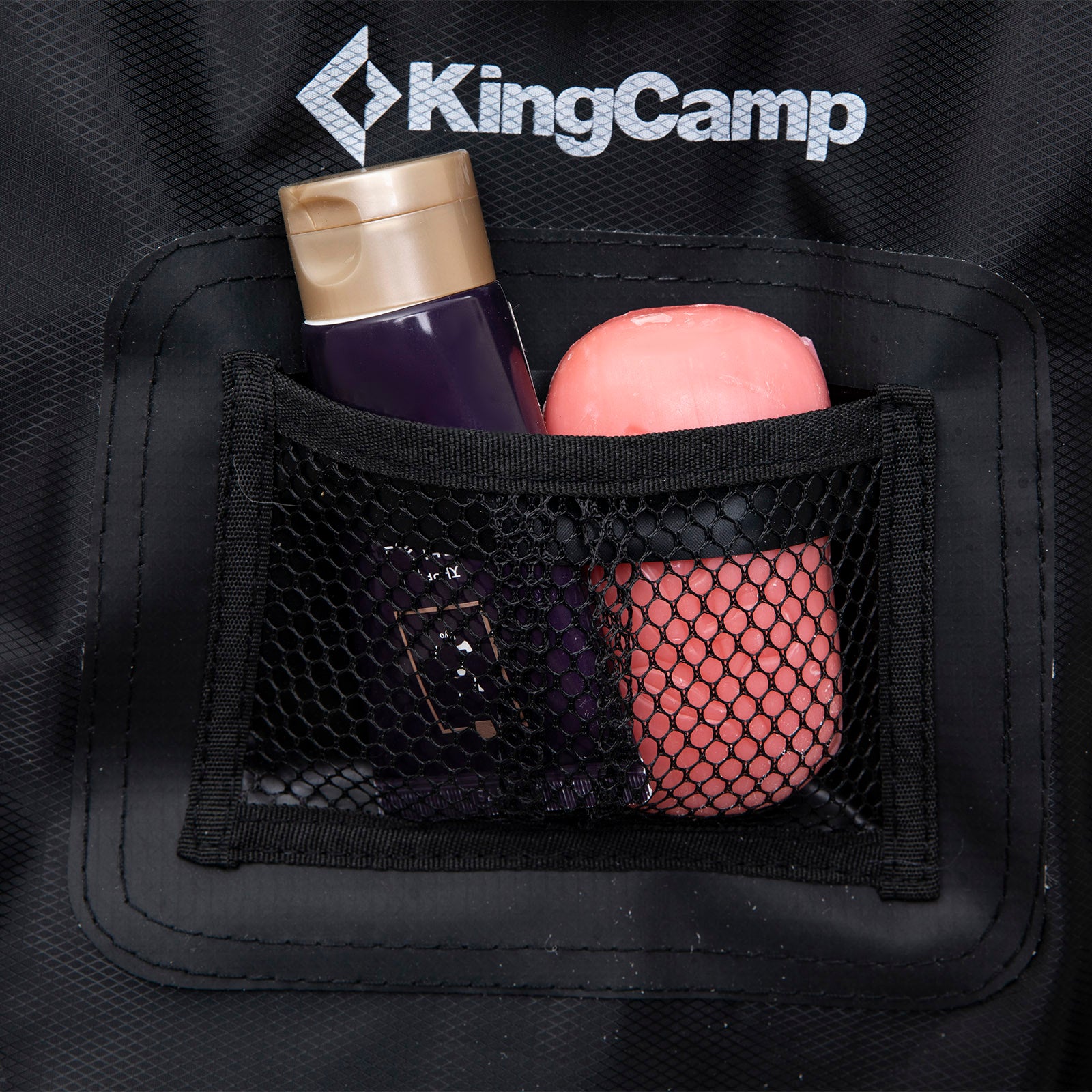 KINGCAMP Solardusche Camping Outdoor Reise Dusche Thermometer Solar Shower 20 L