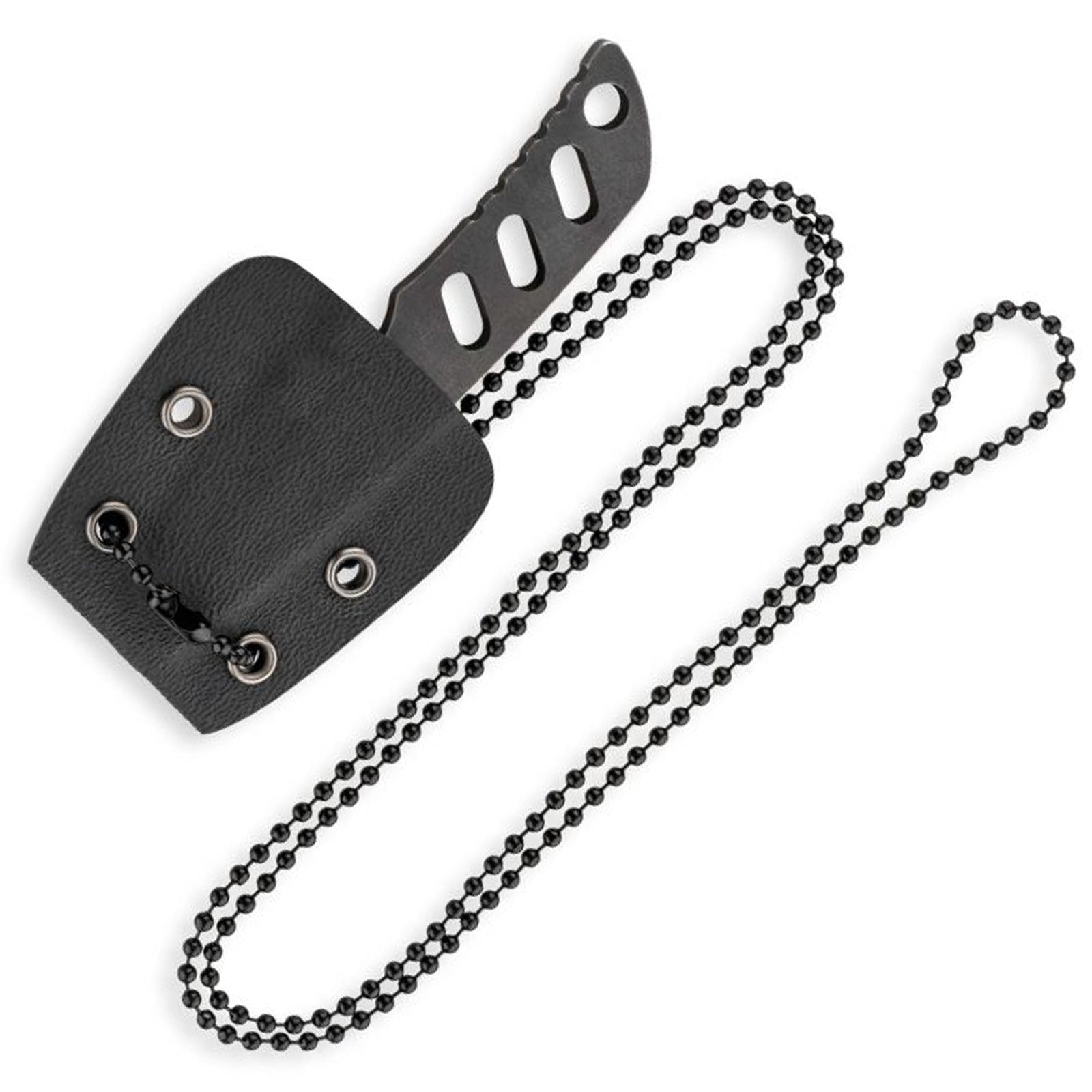 HERBERTZ Neck Knife Stonewashed Mini Messer Halsmesser Fingermesser Outdoor