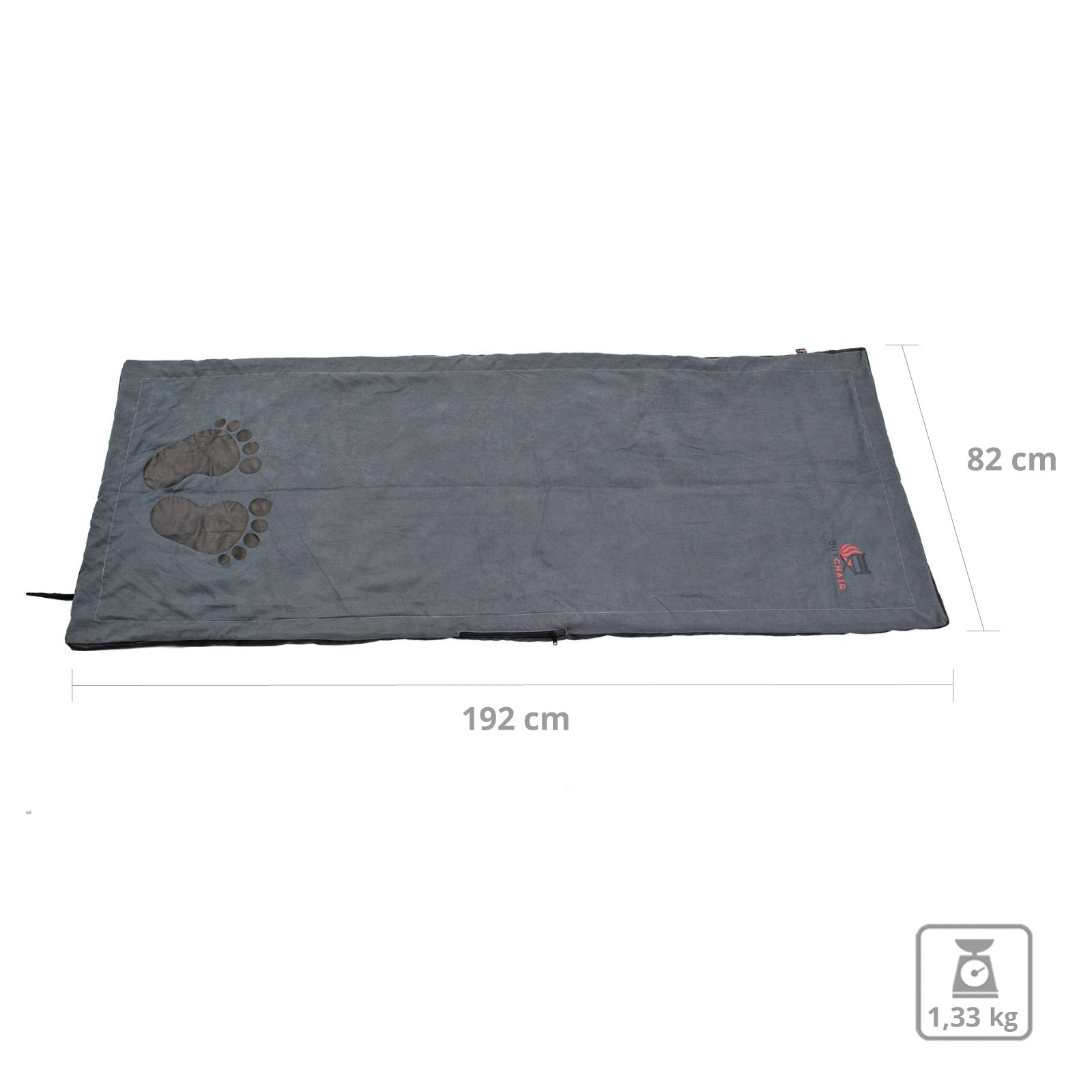 OUTCHAIR Camping Heizdecke Comforter XL Outdoor Decke Hunde Wärme Matte Akku
