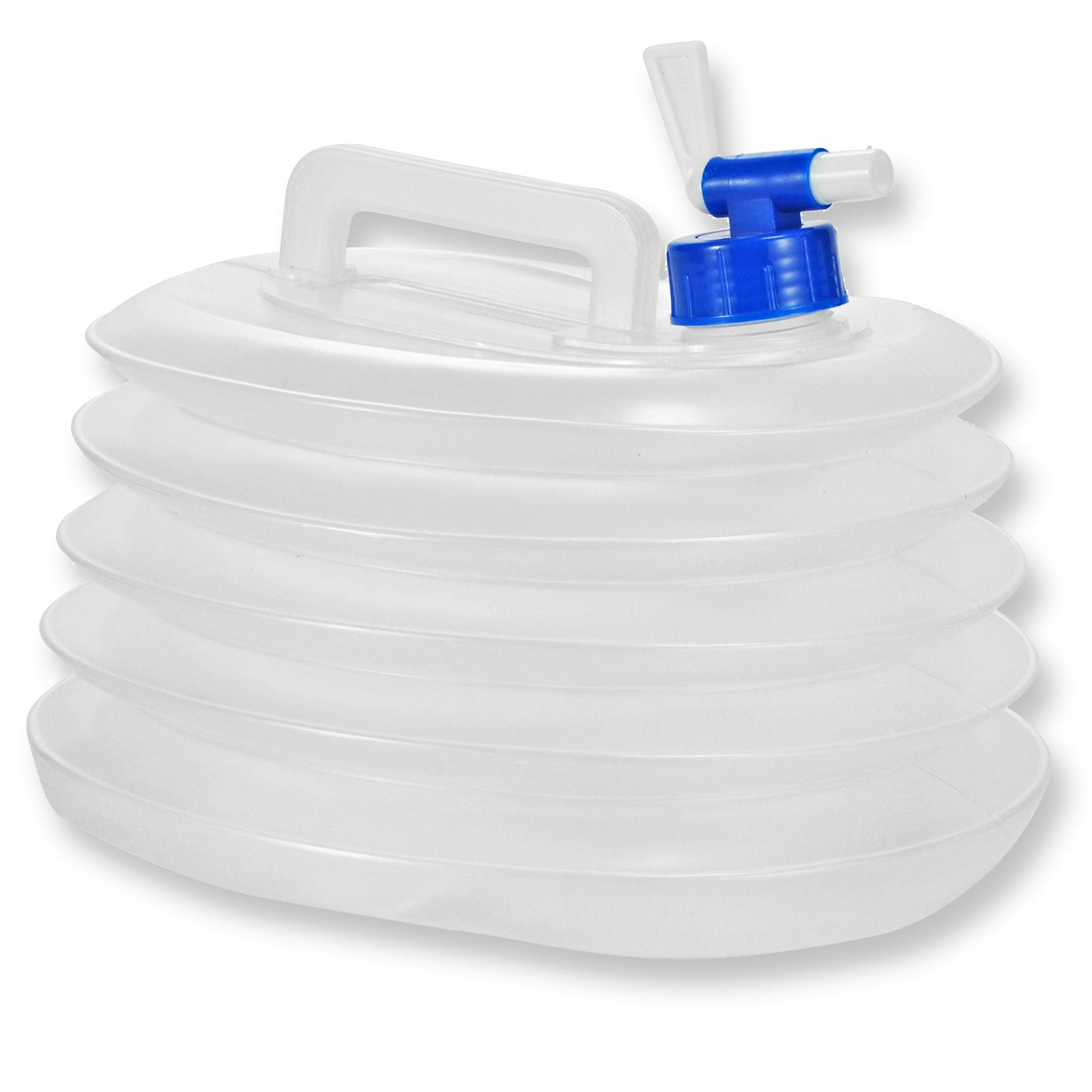 HI Wasser Kanister faltbar Faltkanister Camping Wasser Tank Behälter Hahn 8 L