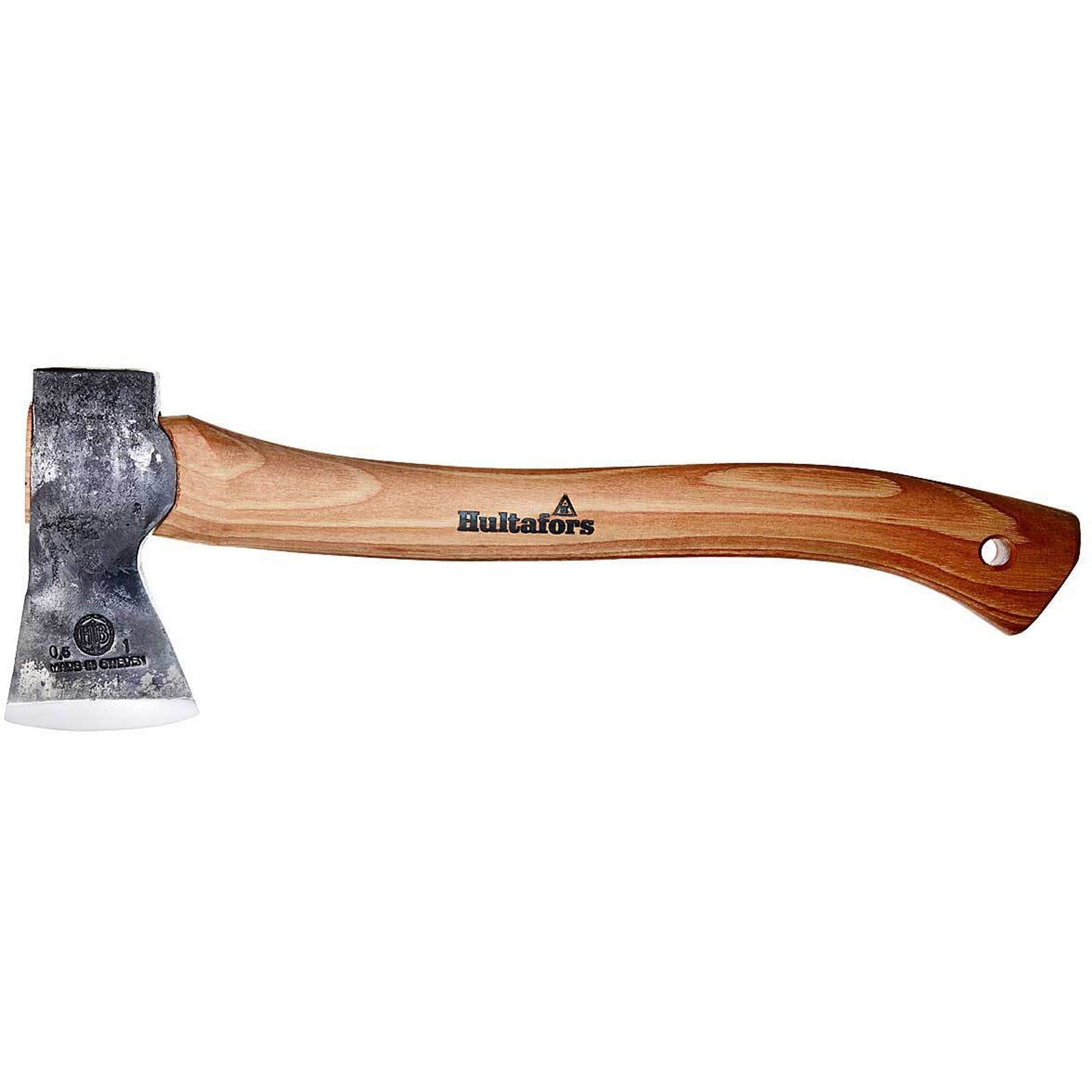 HULATFORS Trekking Beil Hultan Handbeil Outdoor Axt Hickory Holz Karbon Stahl