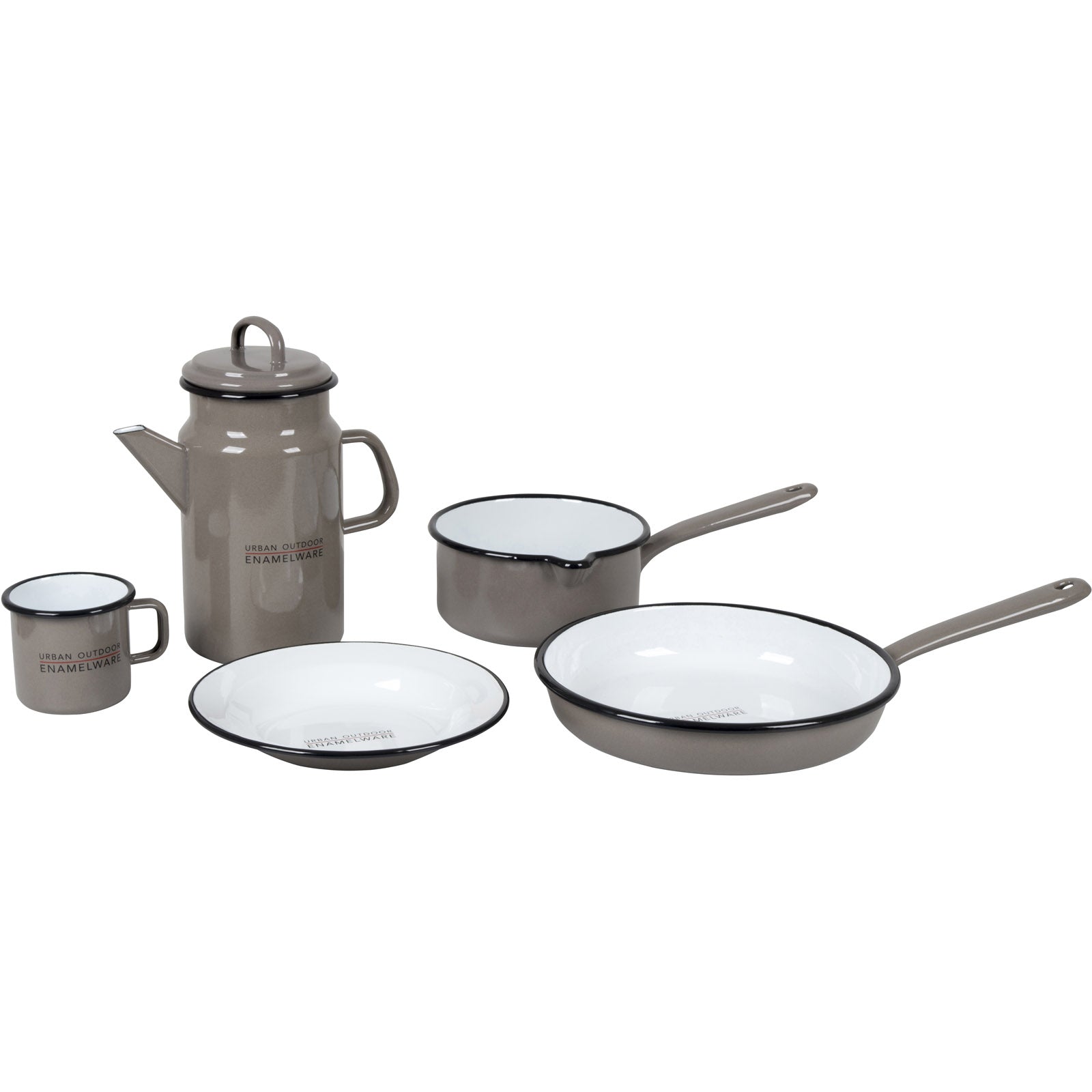 BO-CAMP Enamel Coffee Mug Coffee Cup Camping Mug Outdoor Tableware 400 ml