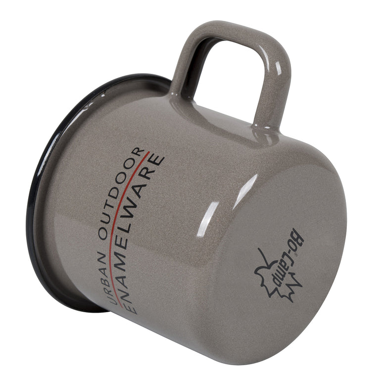Tasse à café en émail BO-CAMP, tasse à café, tasse de camping, vaisselle d'extérieur, 400 ml