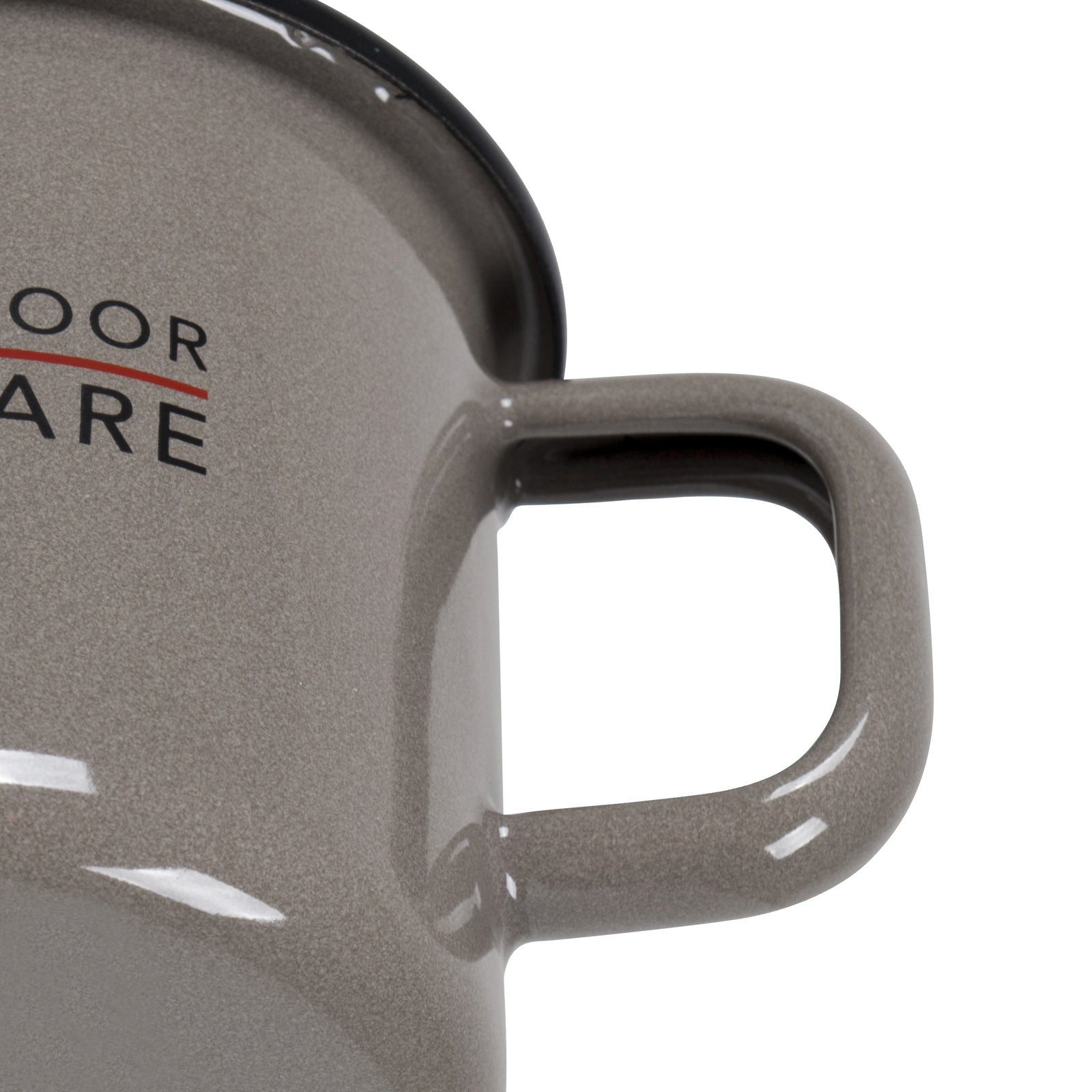Tasse à café en émail BO-CAMP, tasse à café, tasse de camping, vaisselle d'extérieur, 400 ml