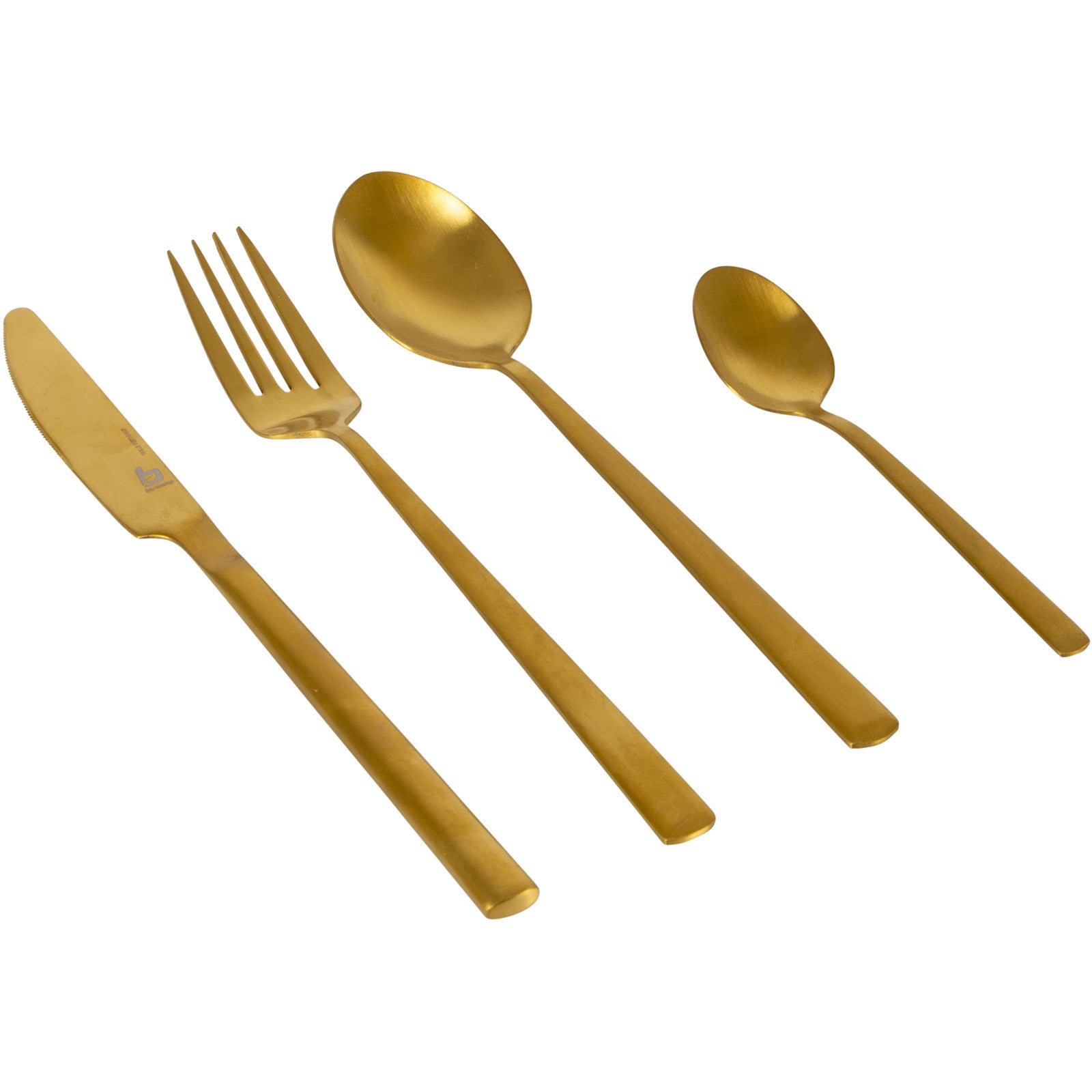 BO-CAMP Camping Besteckset Corson Reise Besteck Set Essbesteck Edelstahl 16tlg