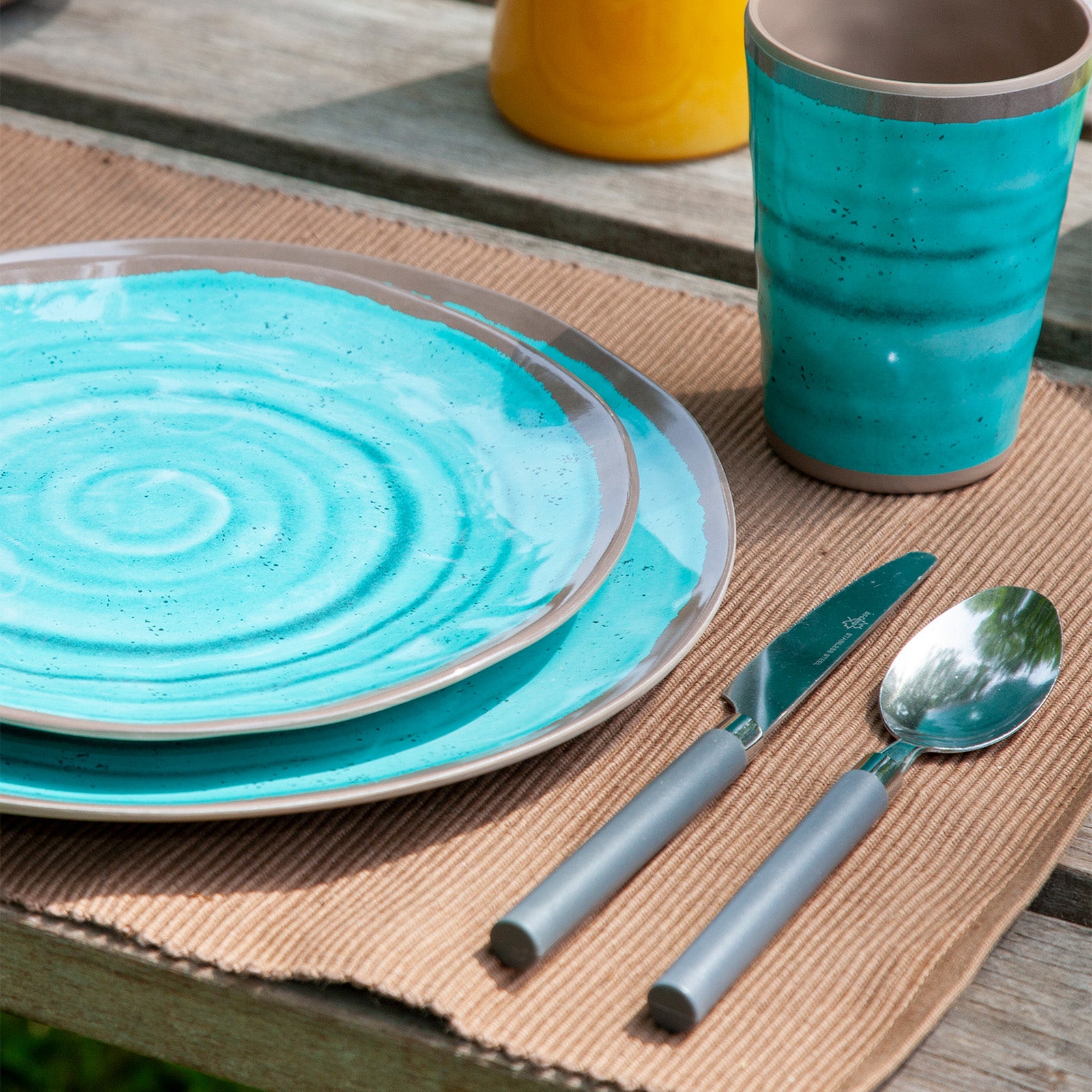 BO-CAMP Camping Cutlery Set Outdoor Travel Cutlery Set Dining Cutlery Stainless Steel 16pcs