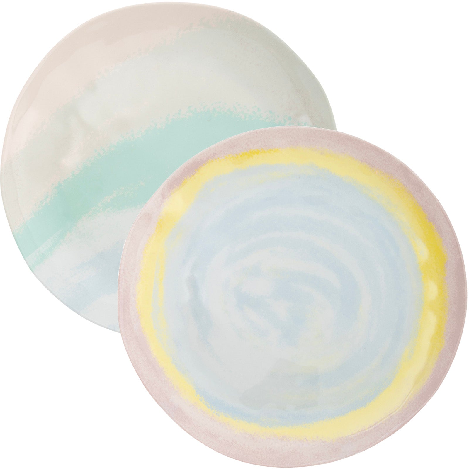 BO-CAMP Melamin Geschirr Set Barfleur Camping Essgeschirr Reise Picknick Teller