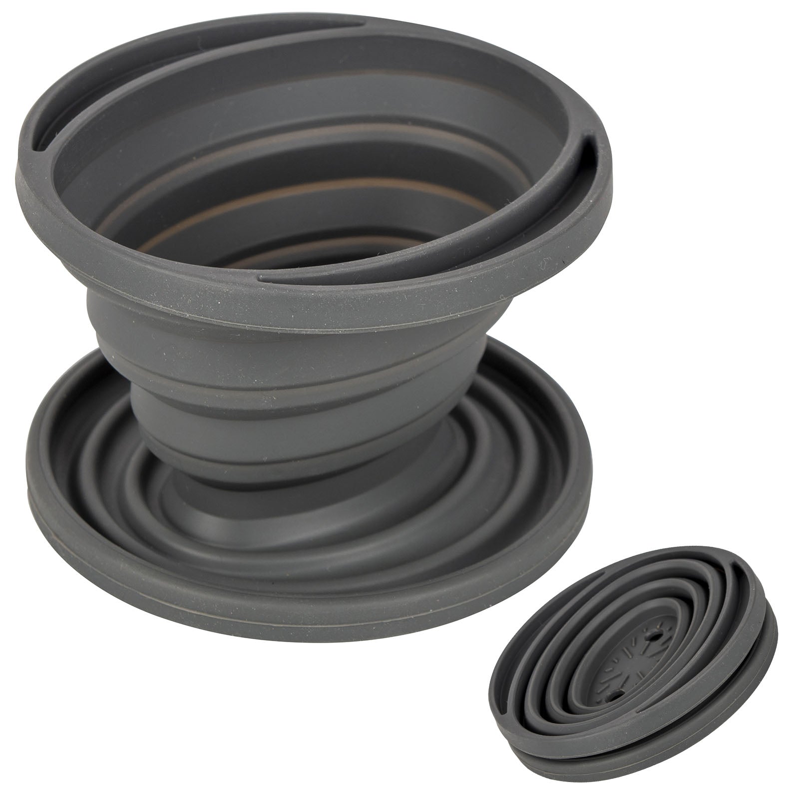 BO-CAMP Camping Kaffee Filter Tütenhalter Tee Bereiter Faltbar Silikon #2