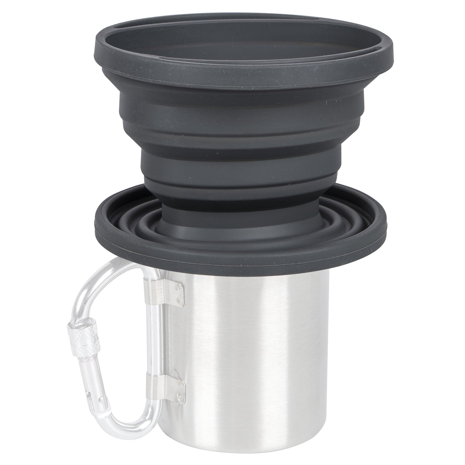 BO-CAMP Camping Kaffee Filter Tütenhalter Tee Bereiter Faltbar Silikon #2