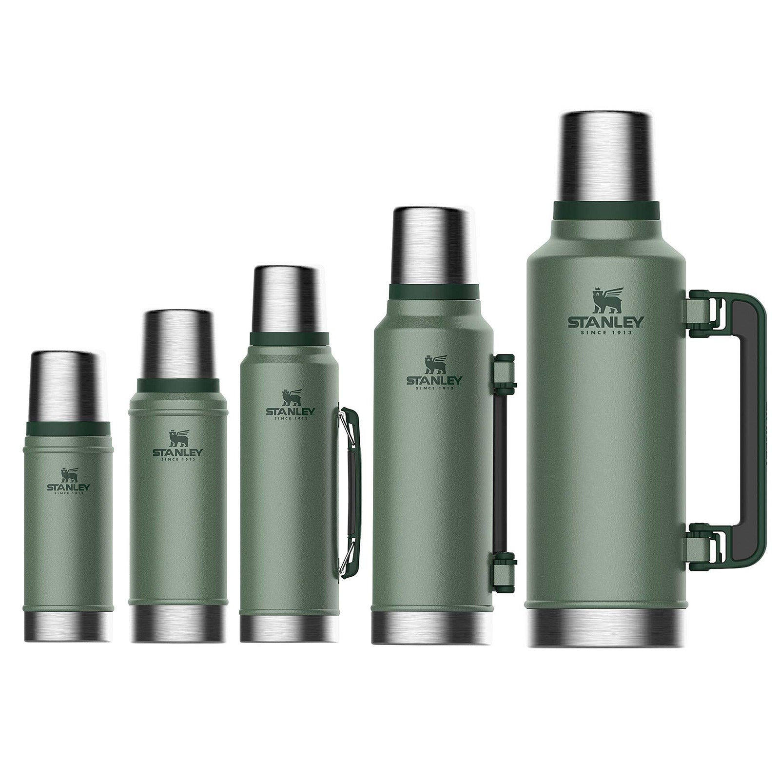 Bouteille isotherme classique Stanley pour café, thé, 0,47 à 2 L
