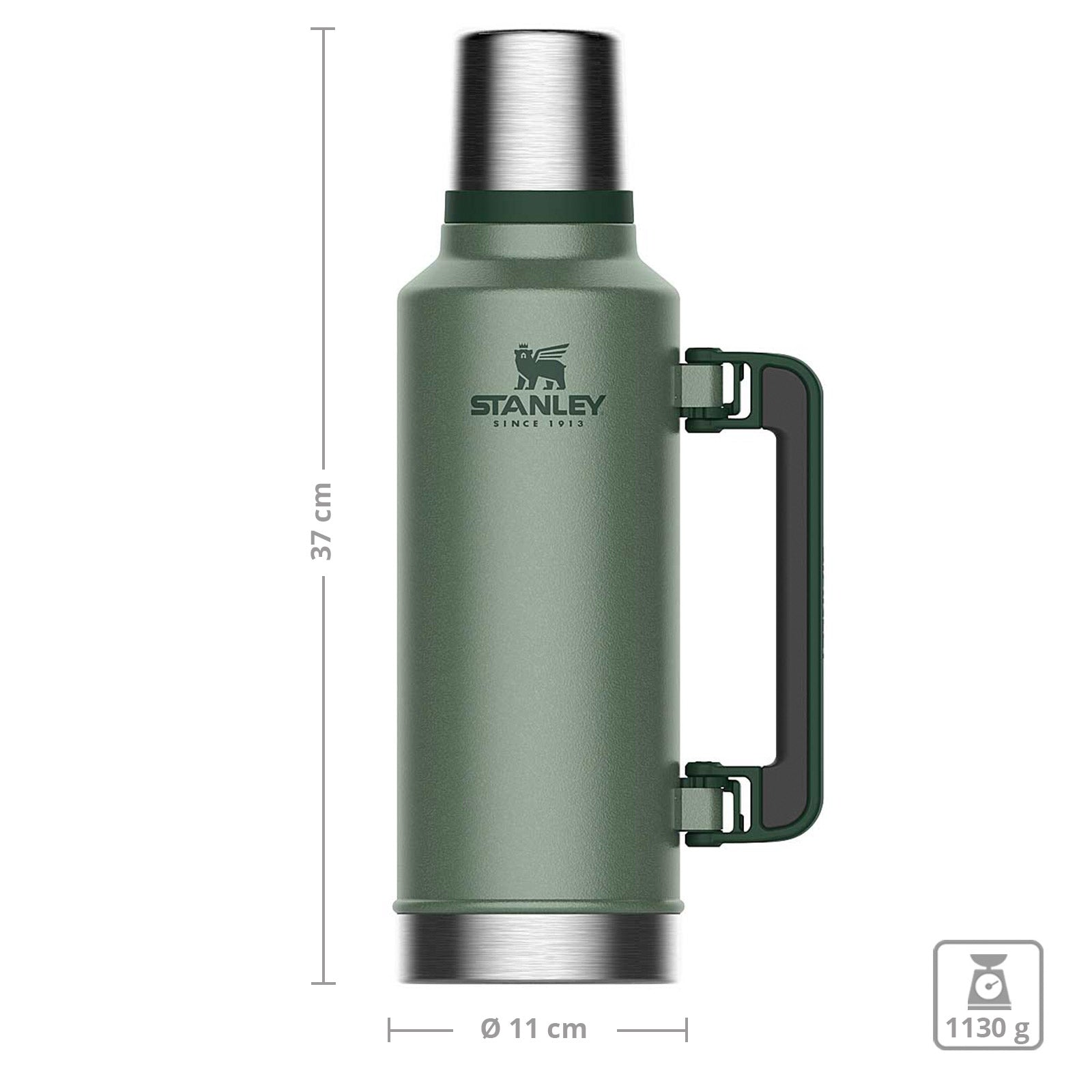 STANLEY Isolier Kanne Classic Thermo Flasche Kaffee Tee Becher Vakuum 0,47-2 L