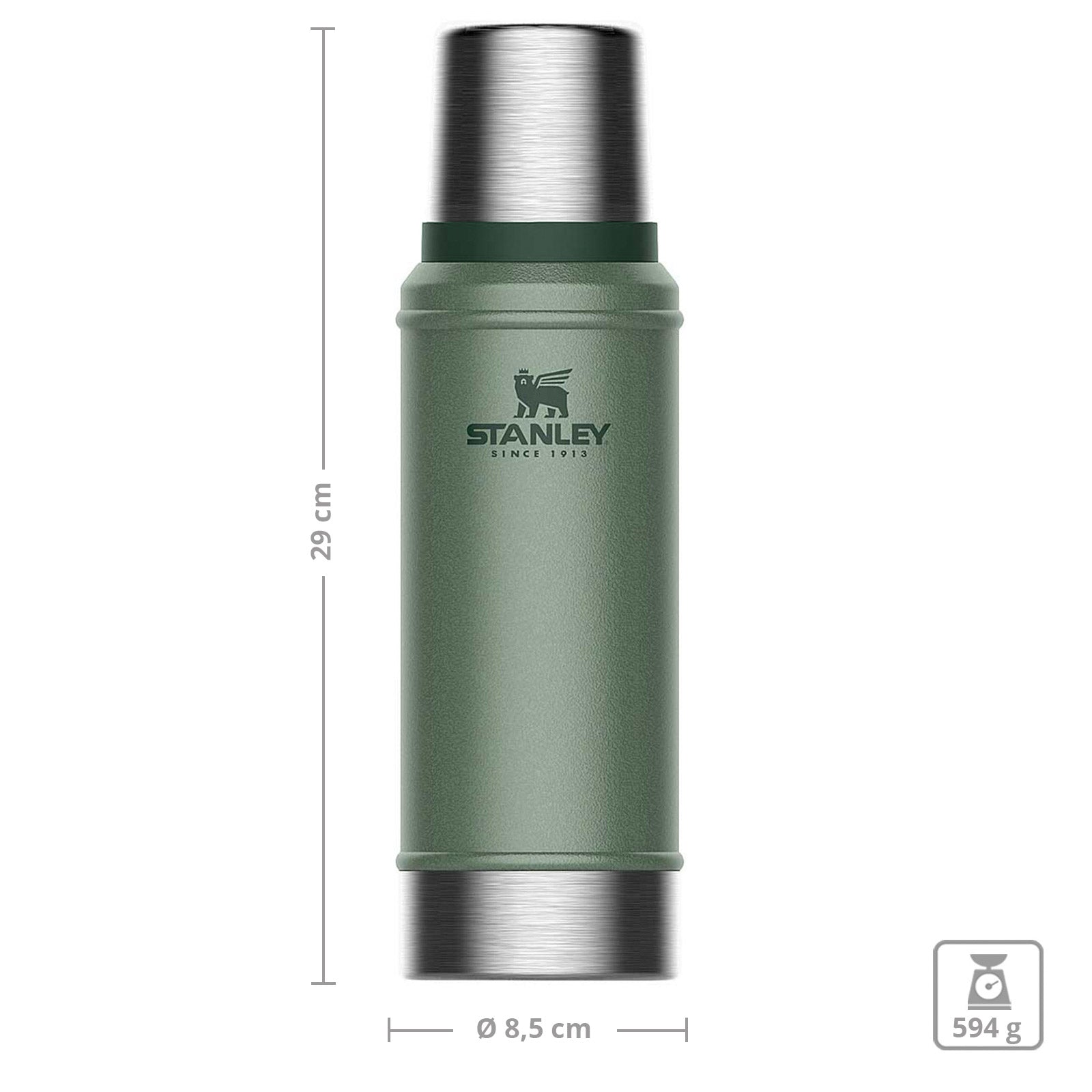 STANLEY Isolier Kanne Classic Thermo Flasche Kaffee Tee Becher Vakuum 0,47-2 L