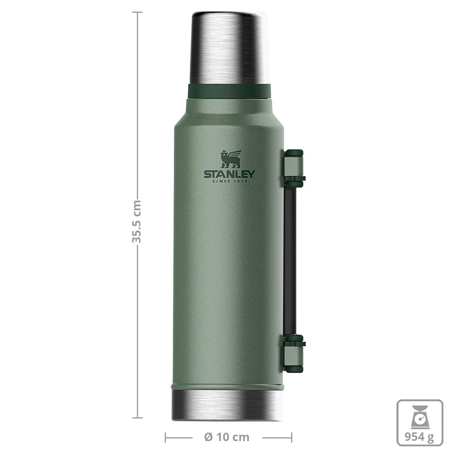 STANLEY Isolier Kanne Classic Thermo Flasche Kaffee Tee Becher Vakuum 0,47-2 L