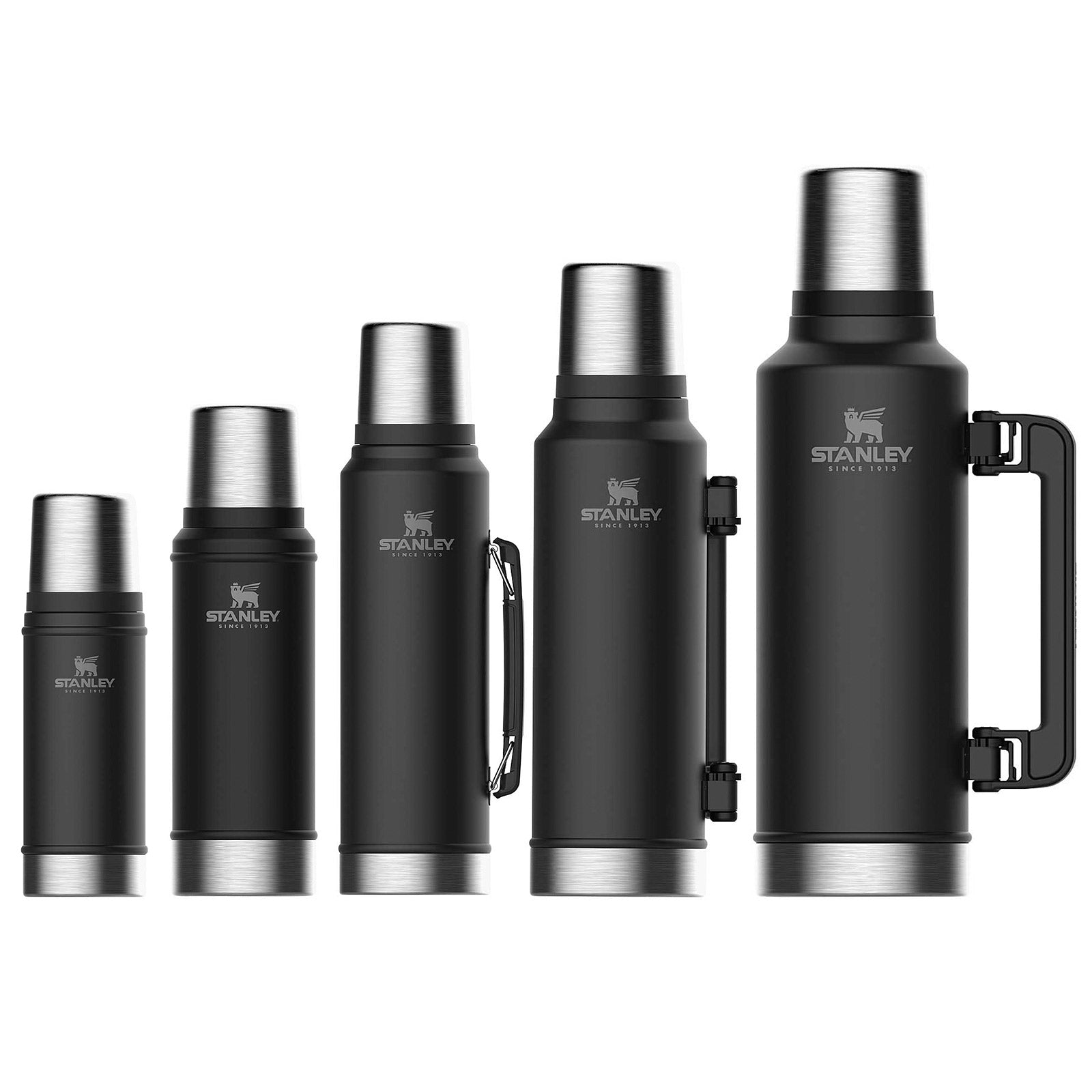 STANLEY Thermos Classic – Bouteille isotherme pour café et thé, sous vide, 0,47-2 L
