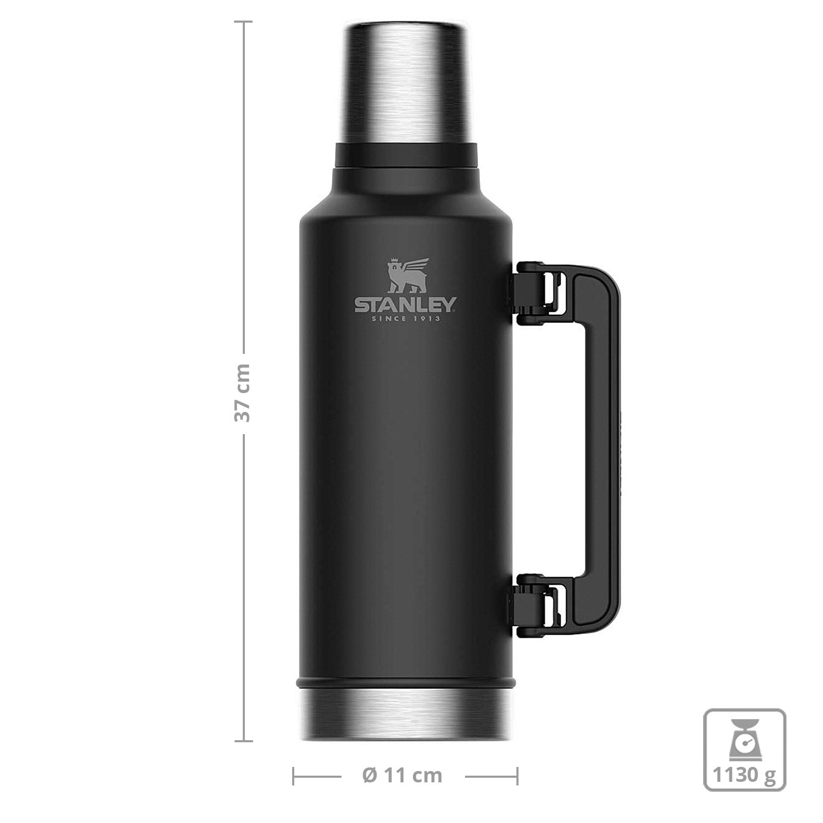 Bouteille isotherme classique Stanley pour café, thé, 0,47 à 2 L