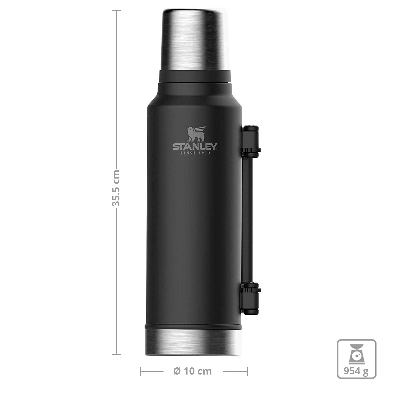 Bouteille isotherme classique Stanley pour café, thé, 0,47 à 2 L