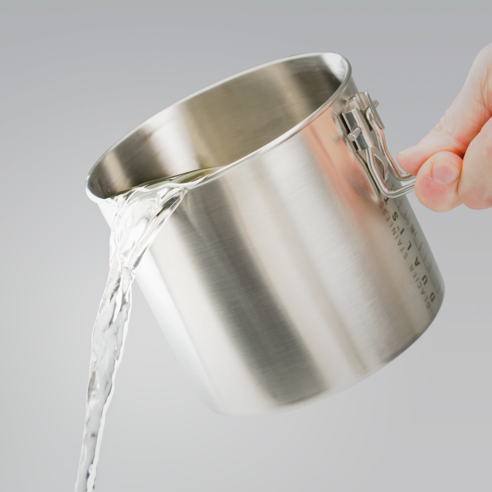 GSI Camping Cookware Set Glacier Dualist II Trekking Pot Stackable 11-piece