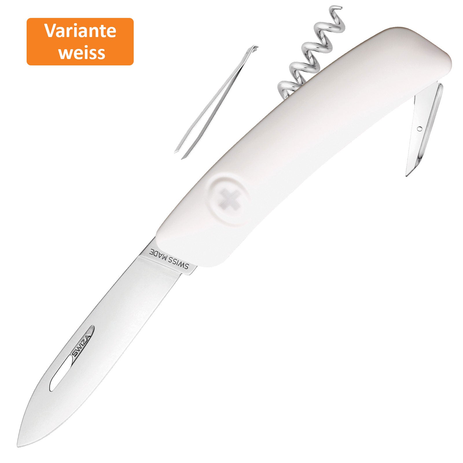 Couteau suisse SWIZA D01 - Couteau de poche pliant 4 couleurs 6 fonctions