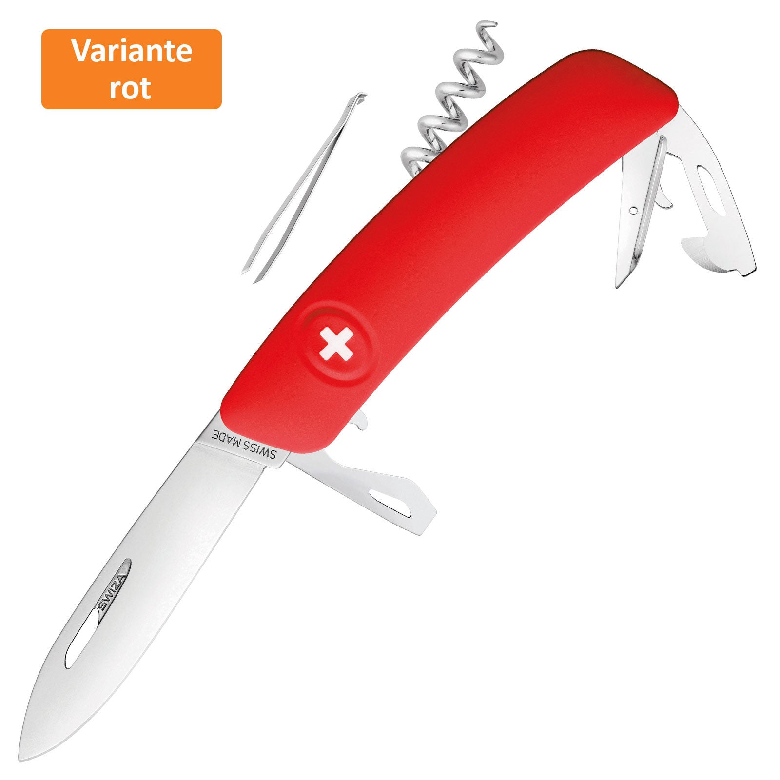 SWIZA Schweizer Messer D03 - 5 Farben Taschenmesser Klappmesser 11 Funktionen