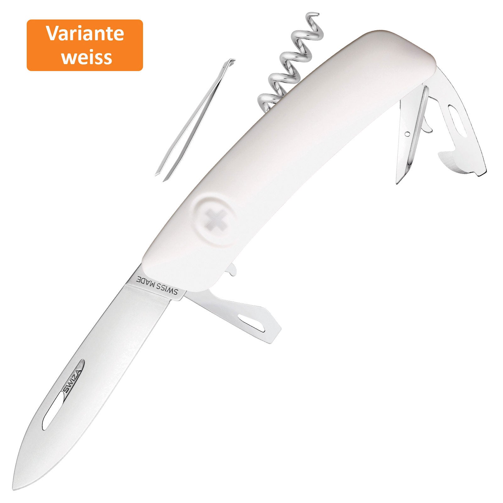 Couteau suisse SWIZA D03 - Couteau de poche pliant 5 couleurs 11 fonctions