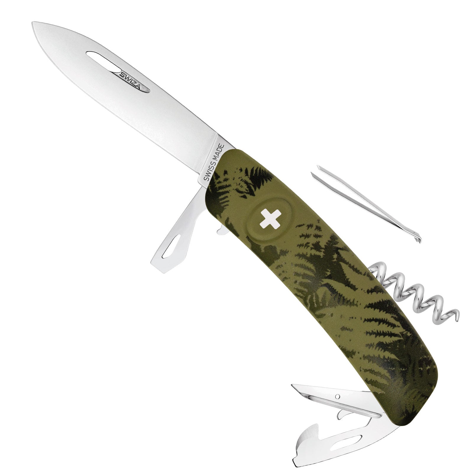 SWIZA Swiss Knife C03 – 5 Colors Pocket Knife Folding Knife 11 Functions