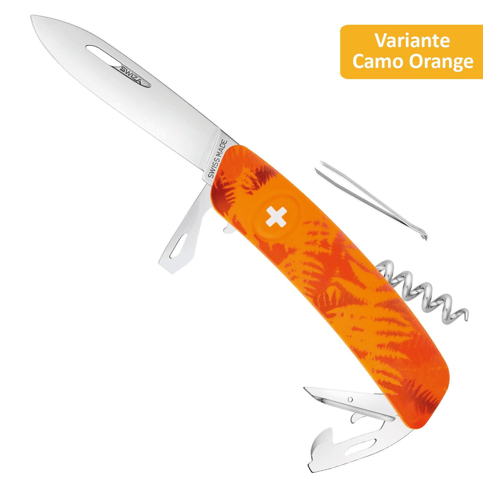 SWIZA Swiss Knife C03 – 5 Colors Pocket Knife Folding Knife 11 Functions