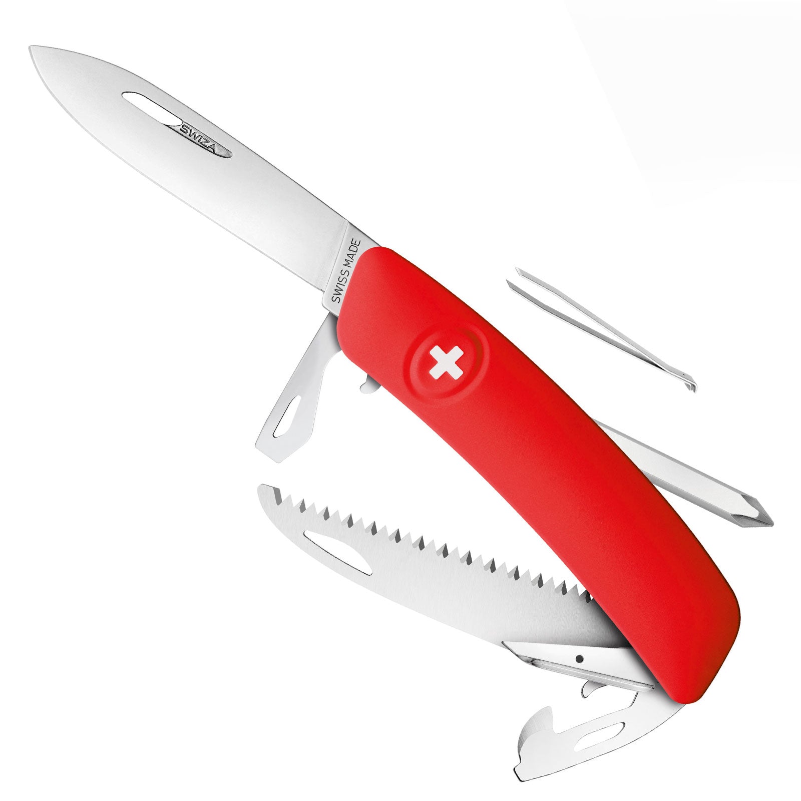 SWIZA Swiss Knife D06/C06 3 Colors Pocket Knife 12 Functions Folding Knife