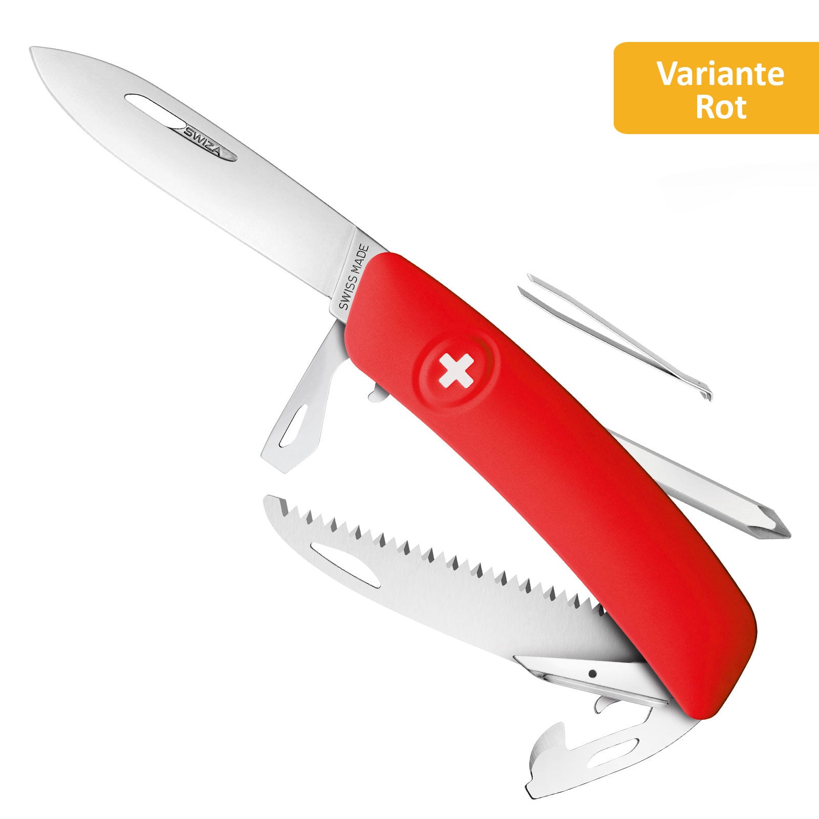 Couteau suisse SWIZA D06/C06 3 couleurs Couteau de poche 12 fonctions Couteau pliant