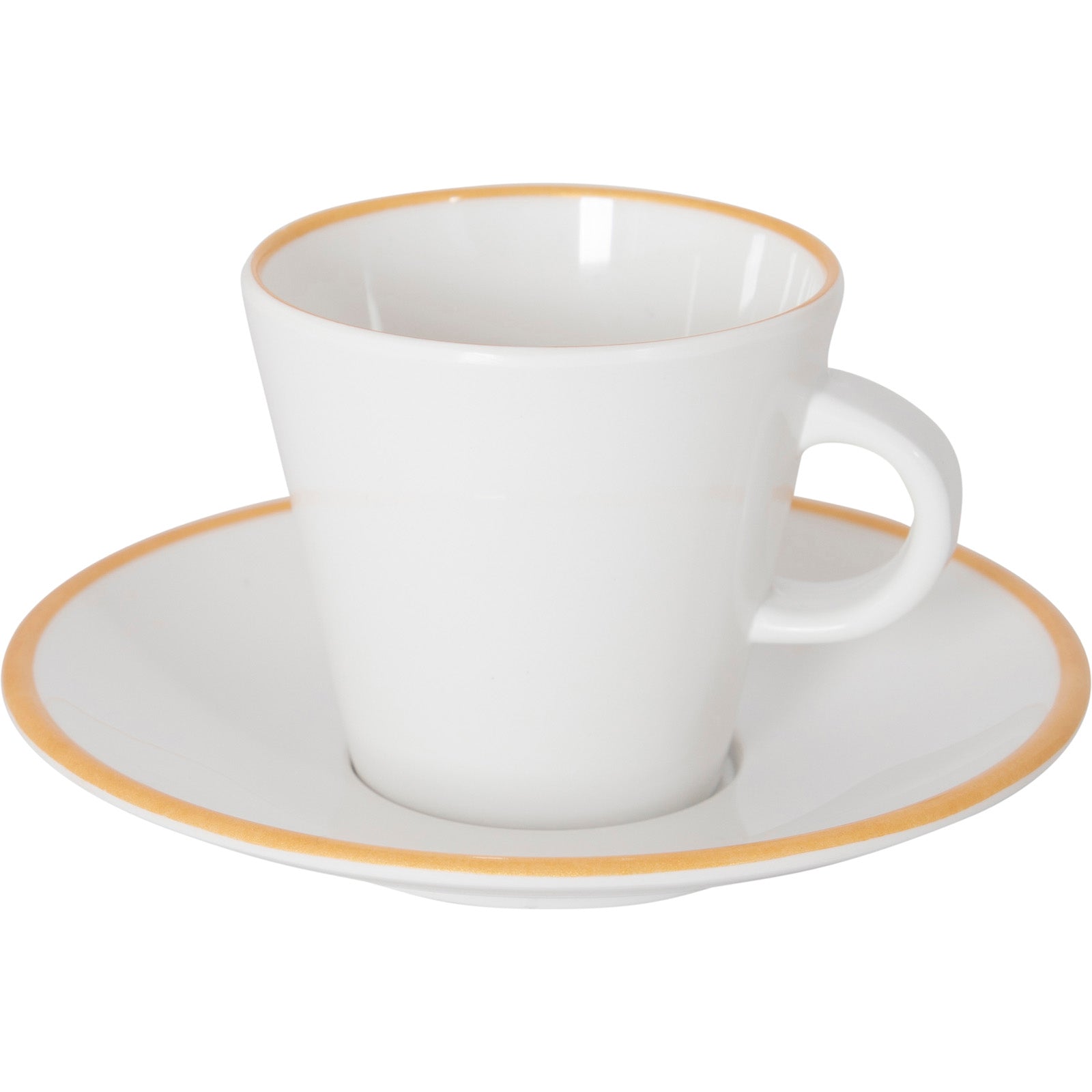 GIMEX Espressotassen Set Linea Line Camping Espresso Kaffee Tasse Unterteller