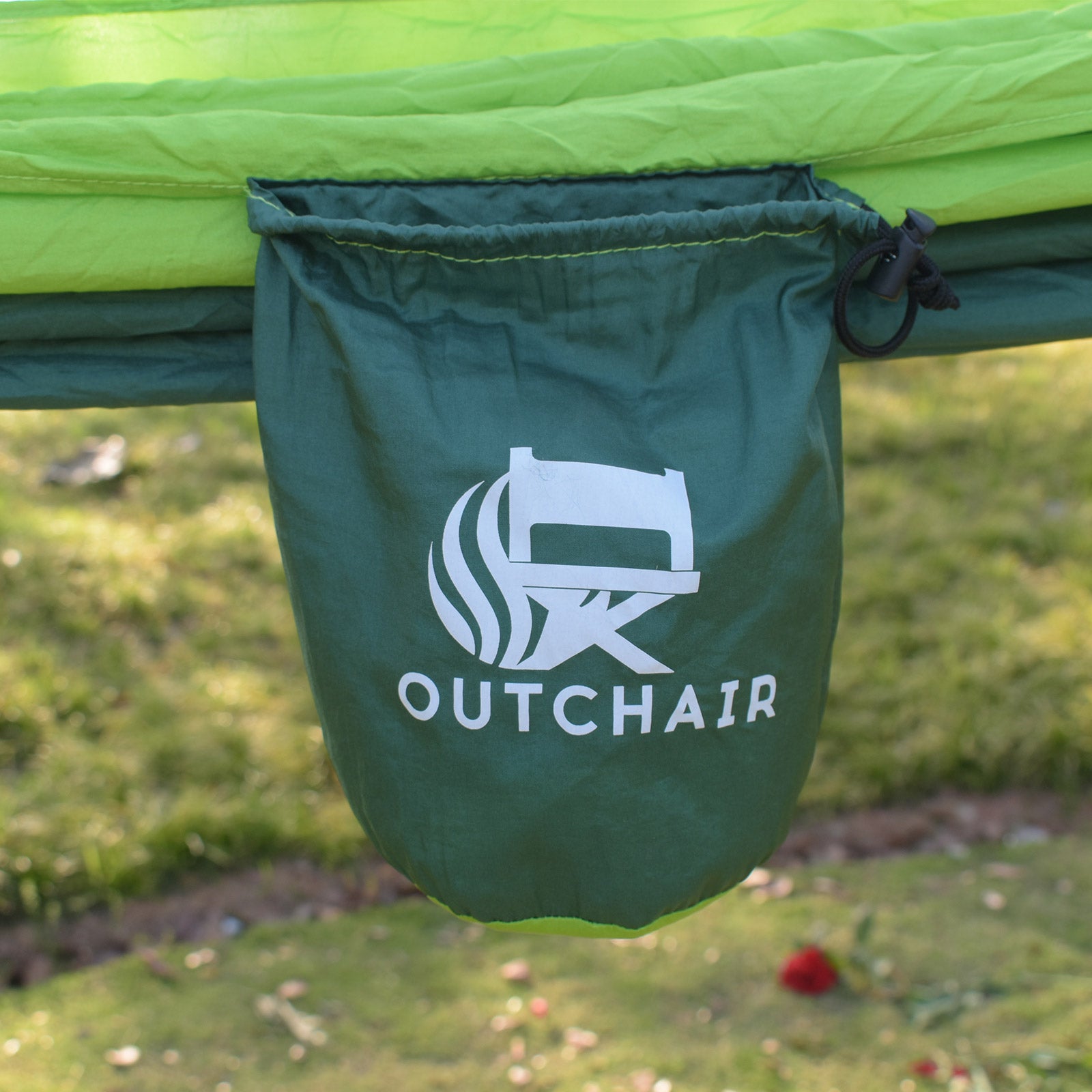 OUTCHAIR Mini Travel Hammock Hang Out Camping Weatherproof Nylon XL 780 g Lightweight
