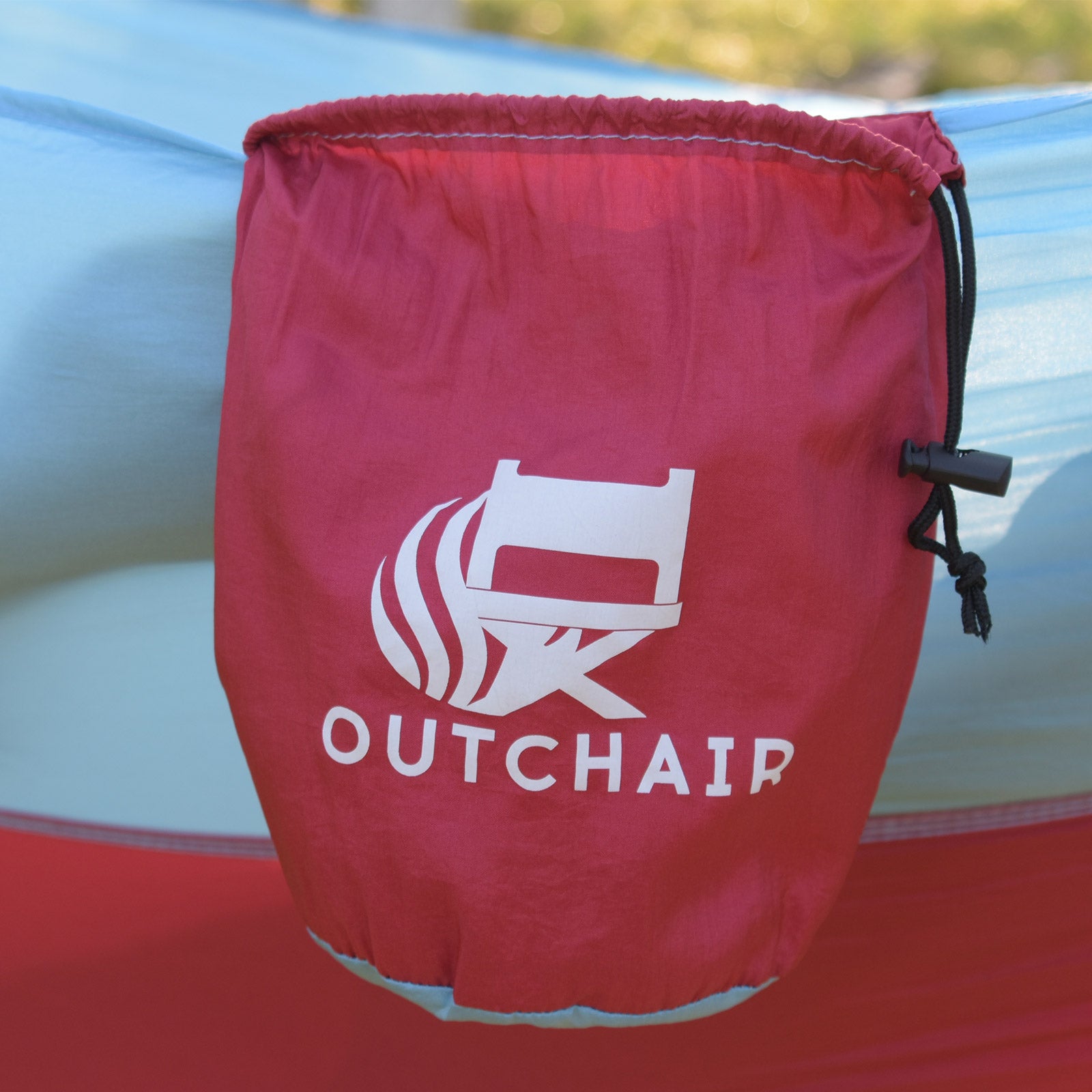 OUTCHAIR Mini Travel Hammock Hang Out Camping Weatherproof Nylon XL 780 g Lightweight
