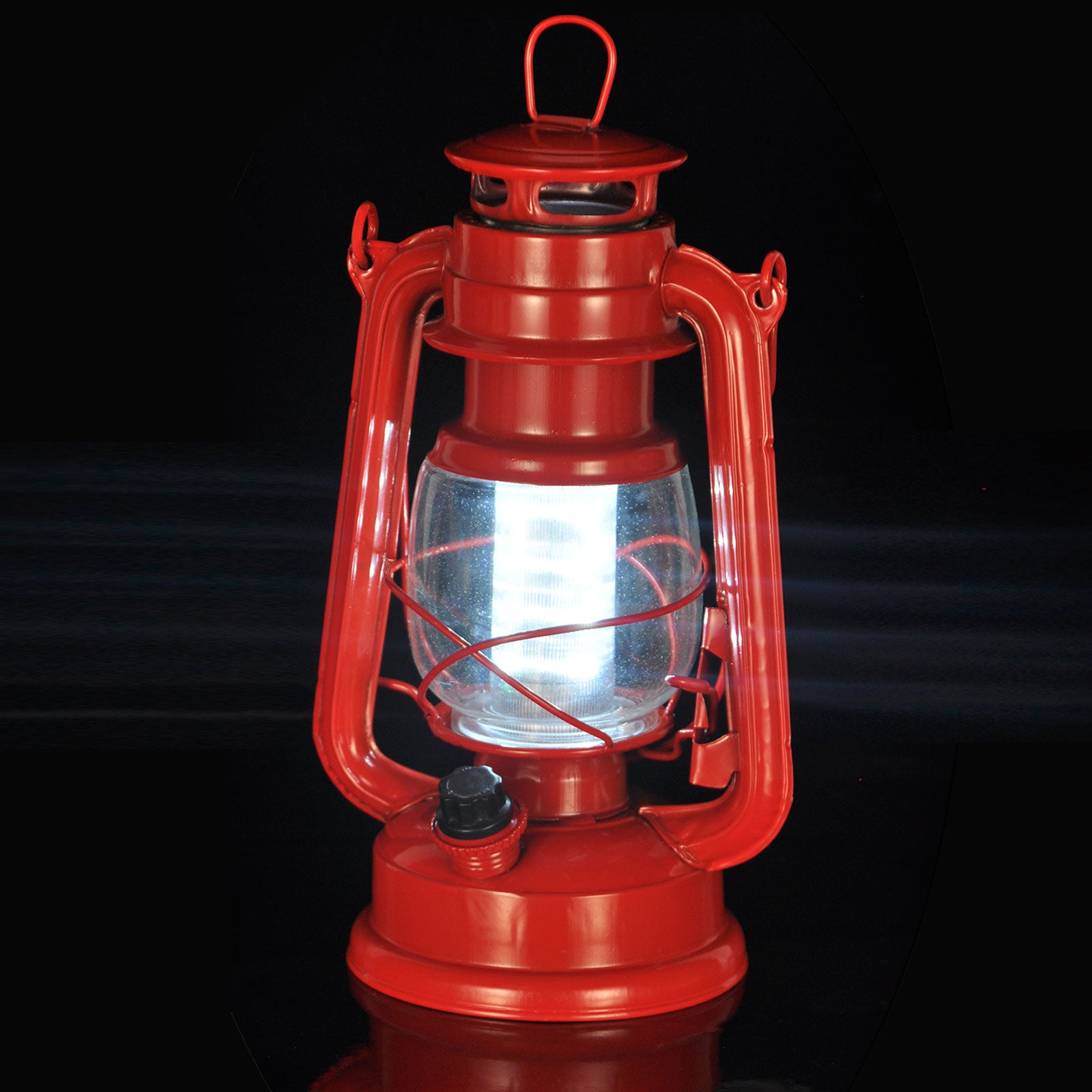 HI Nostalgie Sturm Laterne LED Camping Lampe Zelt Garten Leuchte Outdoor dimmbar