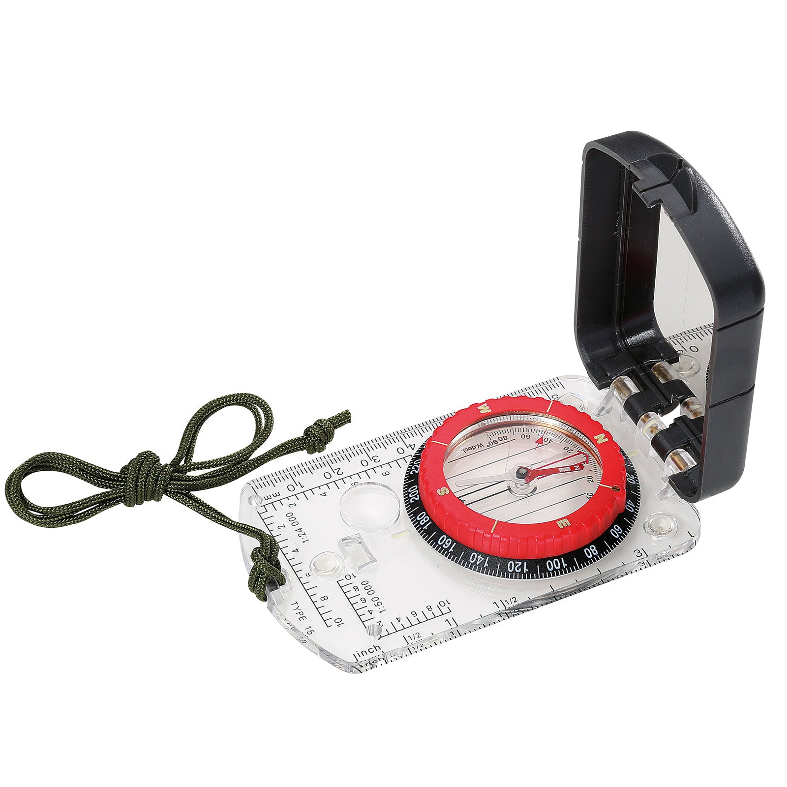 HERBERTZ Compass - Map Compass - Hiking Bearing March Compass - Pocket Compass