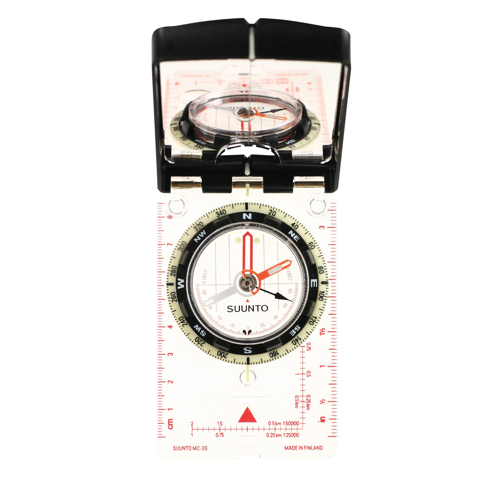 SUUNTO MC-2 360 G/D/L Kartenkompass Wander Peil Spiegel Kompass – Taschenkompass