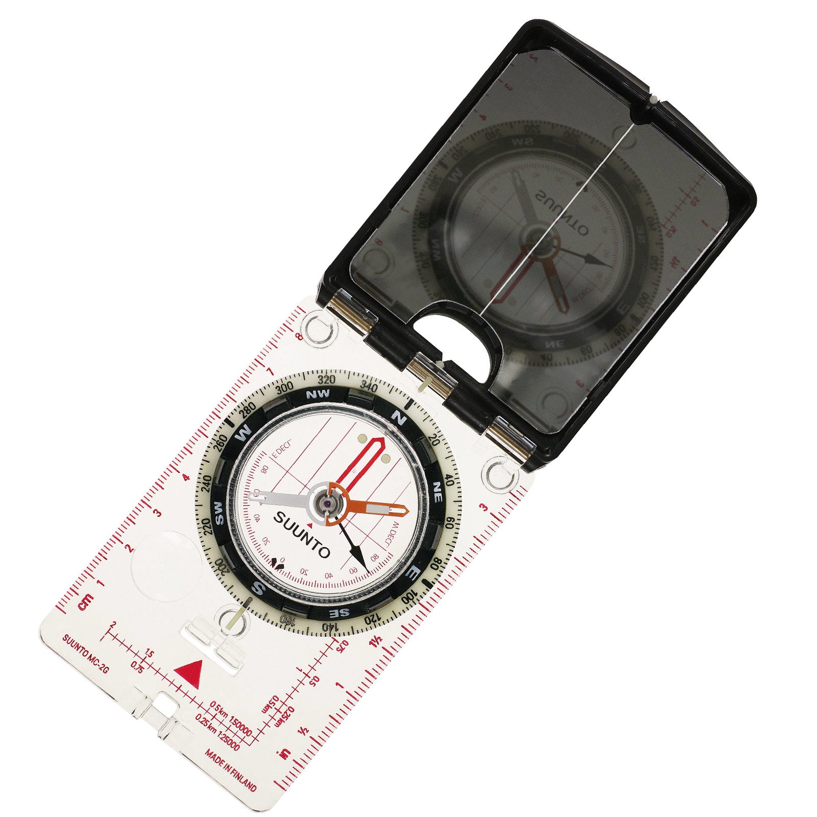 SUUNTO MC-2 360 G/D/L Map Compass Hiking Bearing Mirror Compass – Pocket Compass
