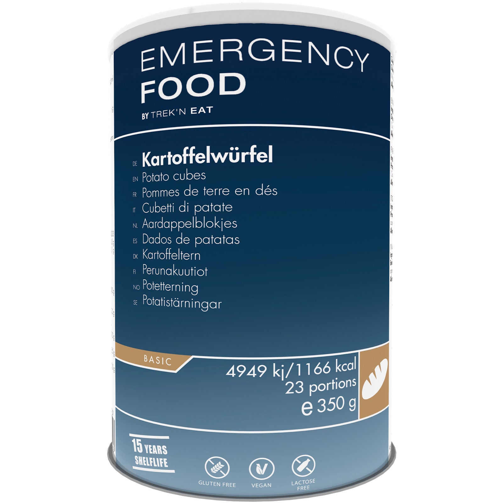 EMERGENCY FOOD Kartoffelwürfel Trekking Nahrung Not Ration Outdoor Essen Vegan