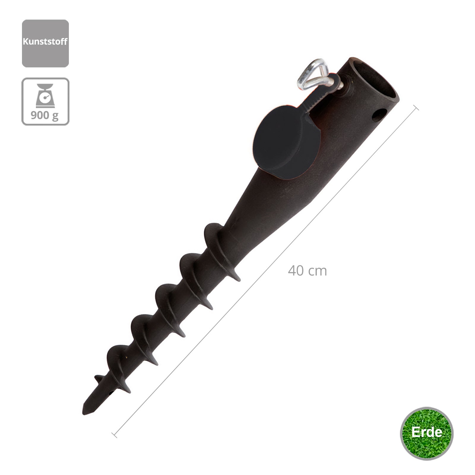 Bodenhülse Bodeneinsteckhülse Bodendübel Erdspieß Rasendorn Sonnenschirm