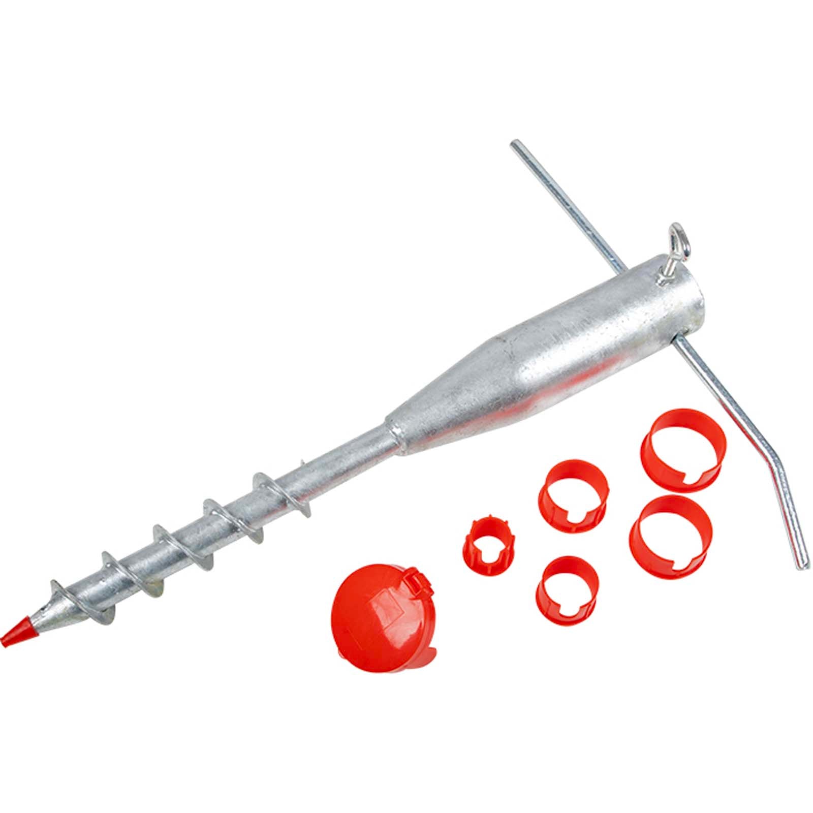 BO-CAMP ground sleeve, ground plug, ground spike, lawn spike, parasol