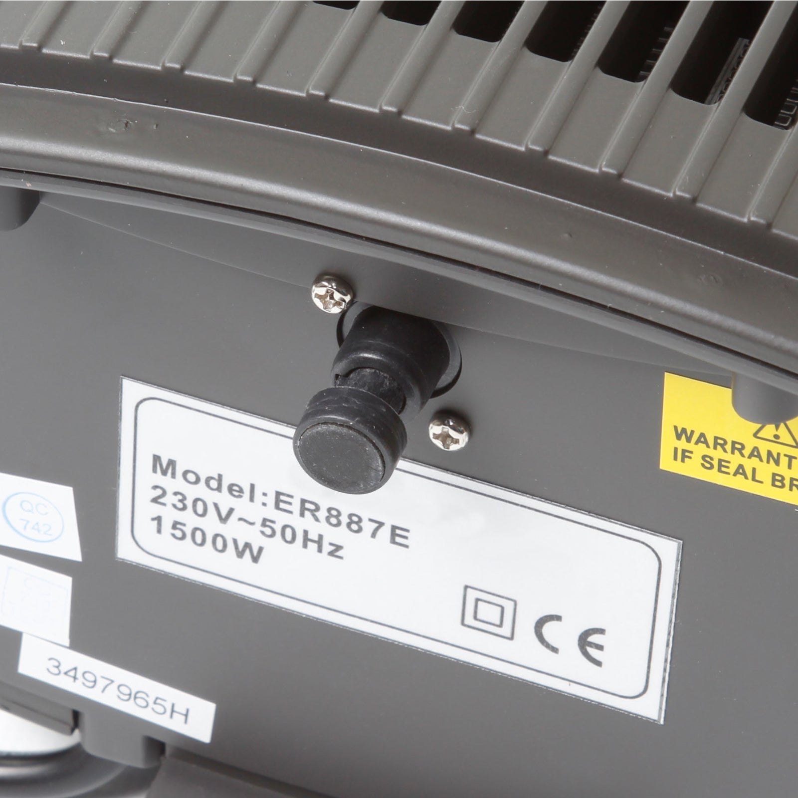 BRUNNER radiateur soufflant solaire céramique thermostat camping économie d'énergie silencieux 1500 W