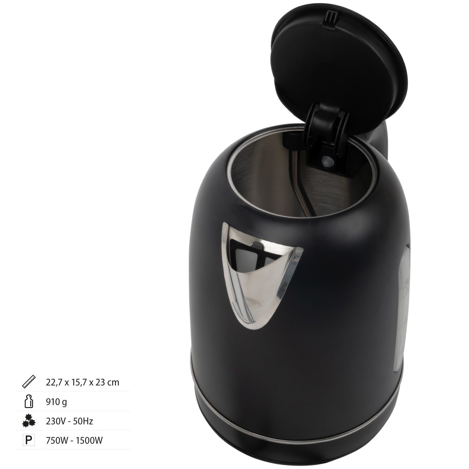 Brunner Reise Wasserkocher Minuwatt Camping Wasser Kocher Kessel 750 W 1,7 L